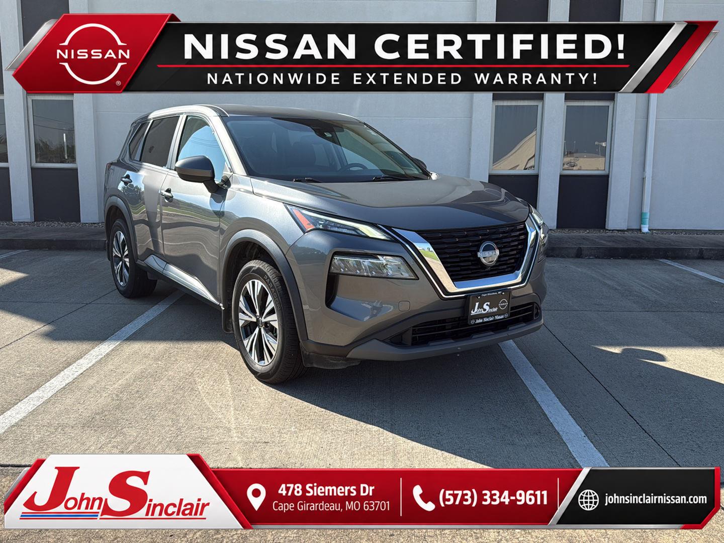 Gray (Gun Metallic) 2023 Nissan Rogue SUV / Crossover All-Wheel Drive Continuously Variable Transmission