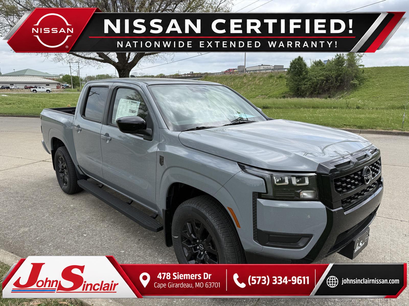 Boulder Gray Pearl 2026 Nissan Frontier Pickup Truck Four-Wheel Drive Automatic