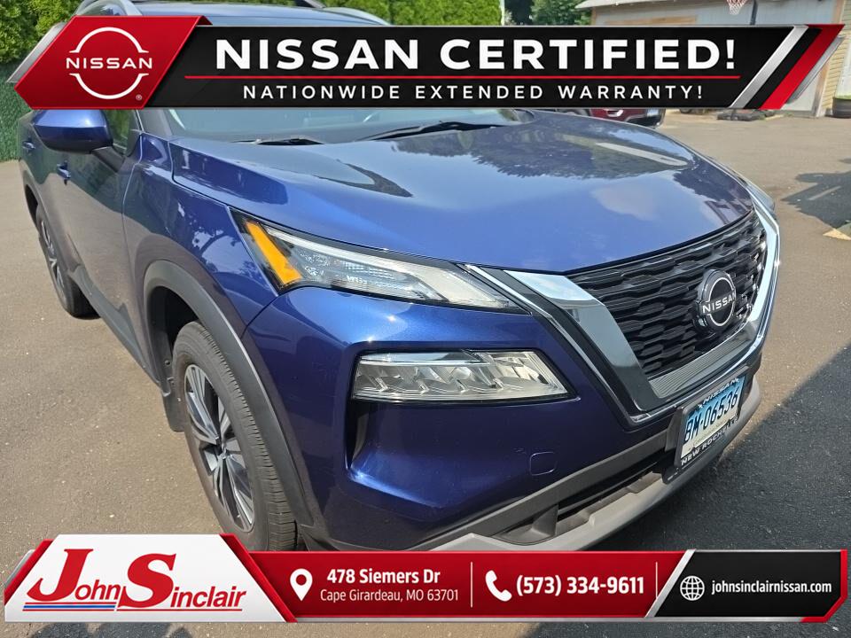 Caspian Blue Metallic 2023 Nissan Rogue SUV / Crossover All-Wheel Drive Continuously Variable Transmission