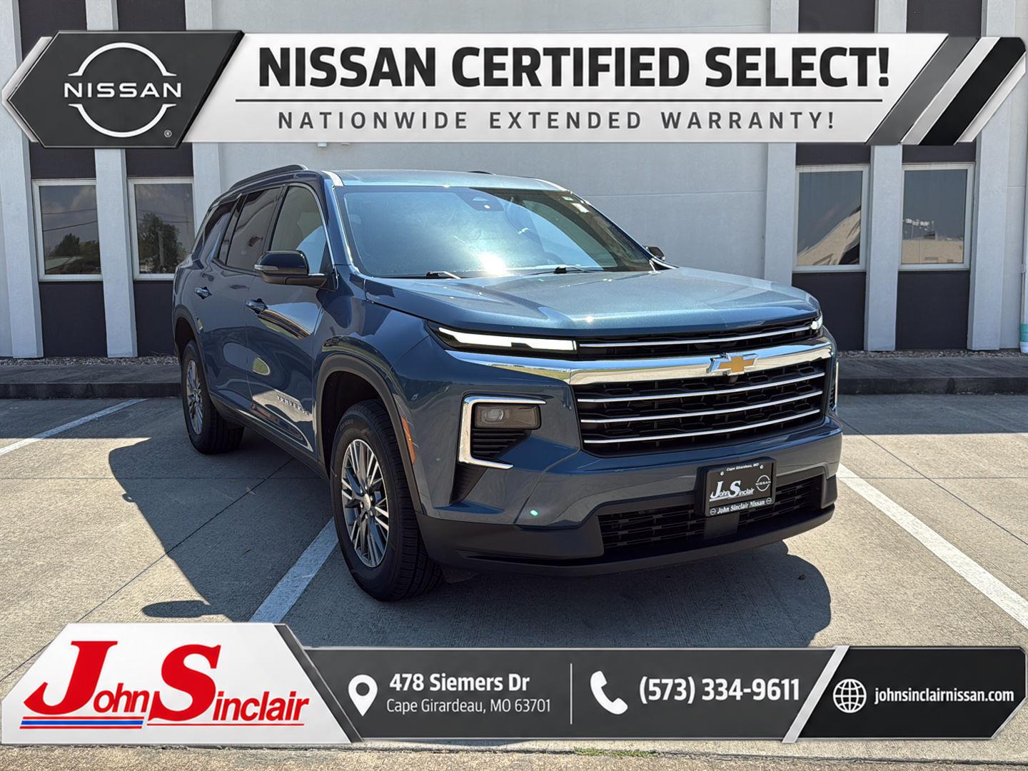Lakeshore Blue Metallic 2025 Chevrolet Traverse SUV / Crossover Front-Wheel Drive 8-Speed Automatic