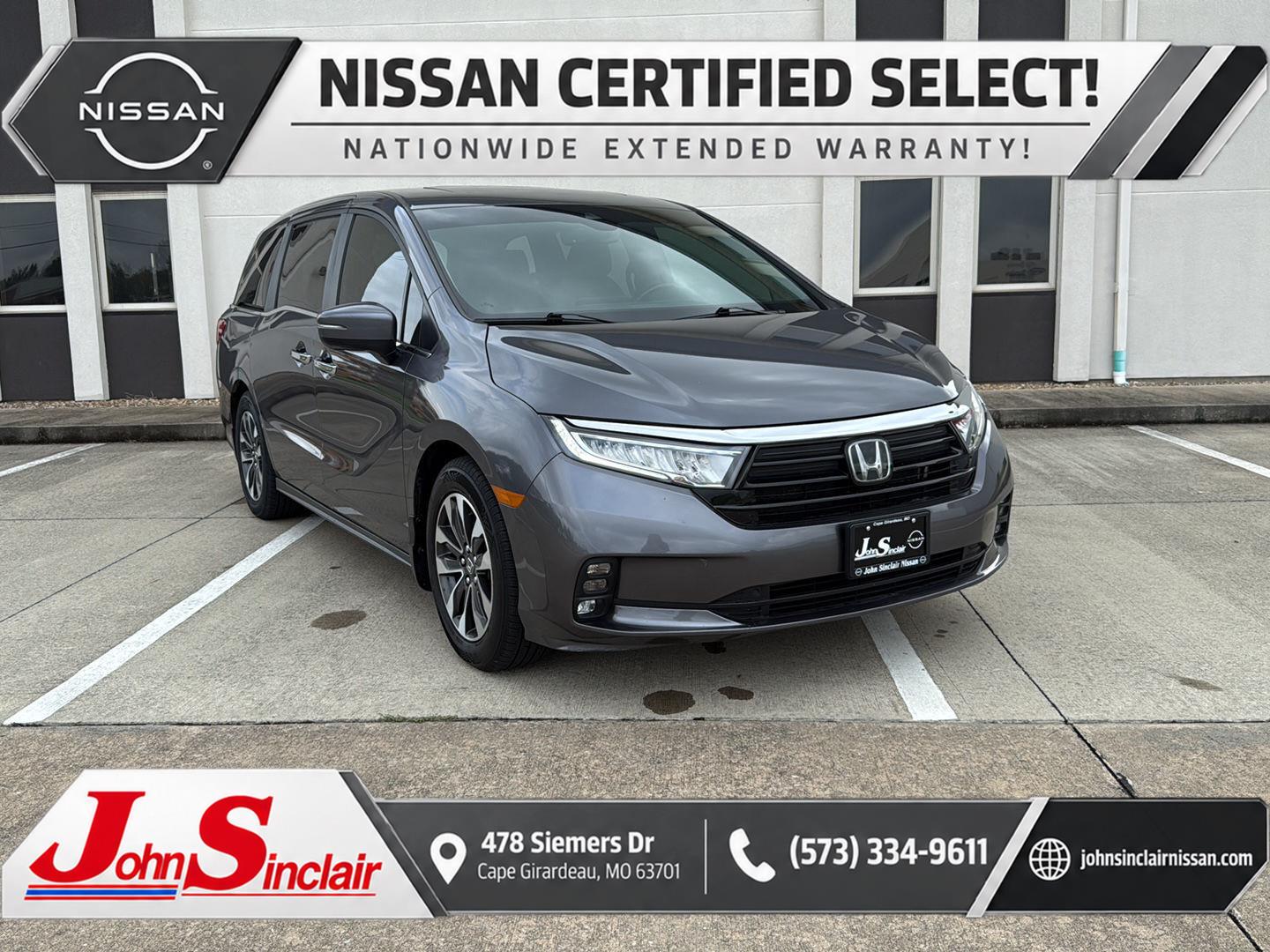 Gray (Modern Steel Metallic) 2024 Honda Odyssey Minivan Front-Wheel Drive Automatic