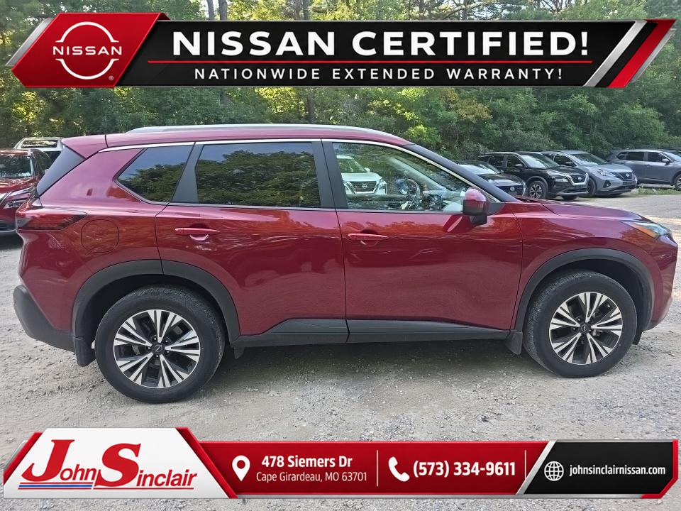 Red (Scarlet Ember Tintcoat) 2023 Nissan Rogue SUV / Crossover All-Wheel Drive Continuously Variable Transmission