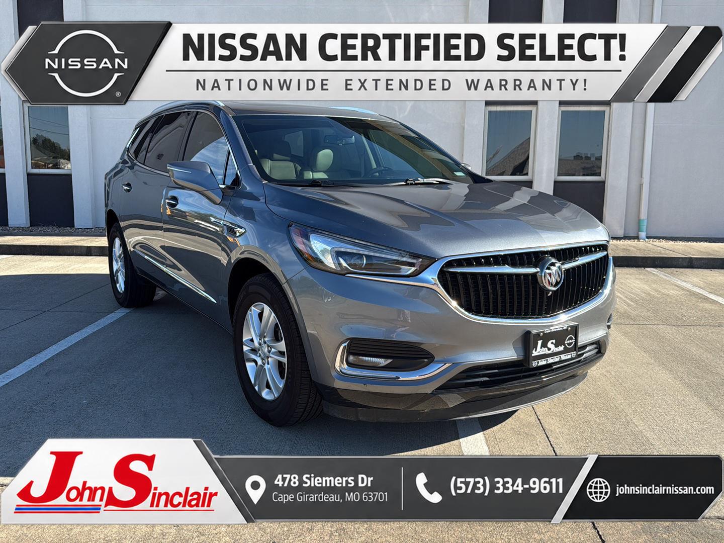 Gray (Satin Steel Metallic) 2020 Buick Enclave SUV / Crossover Front-Wheel Drive 9-Speed Automatic