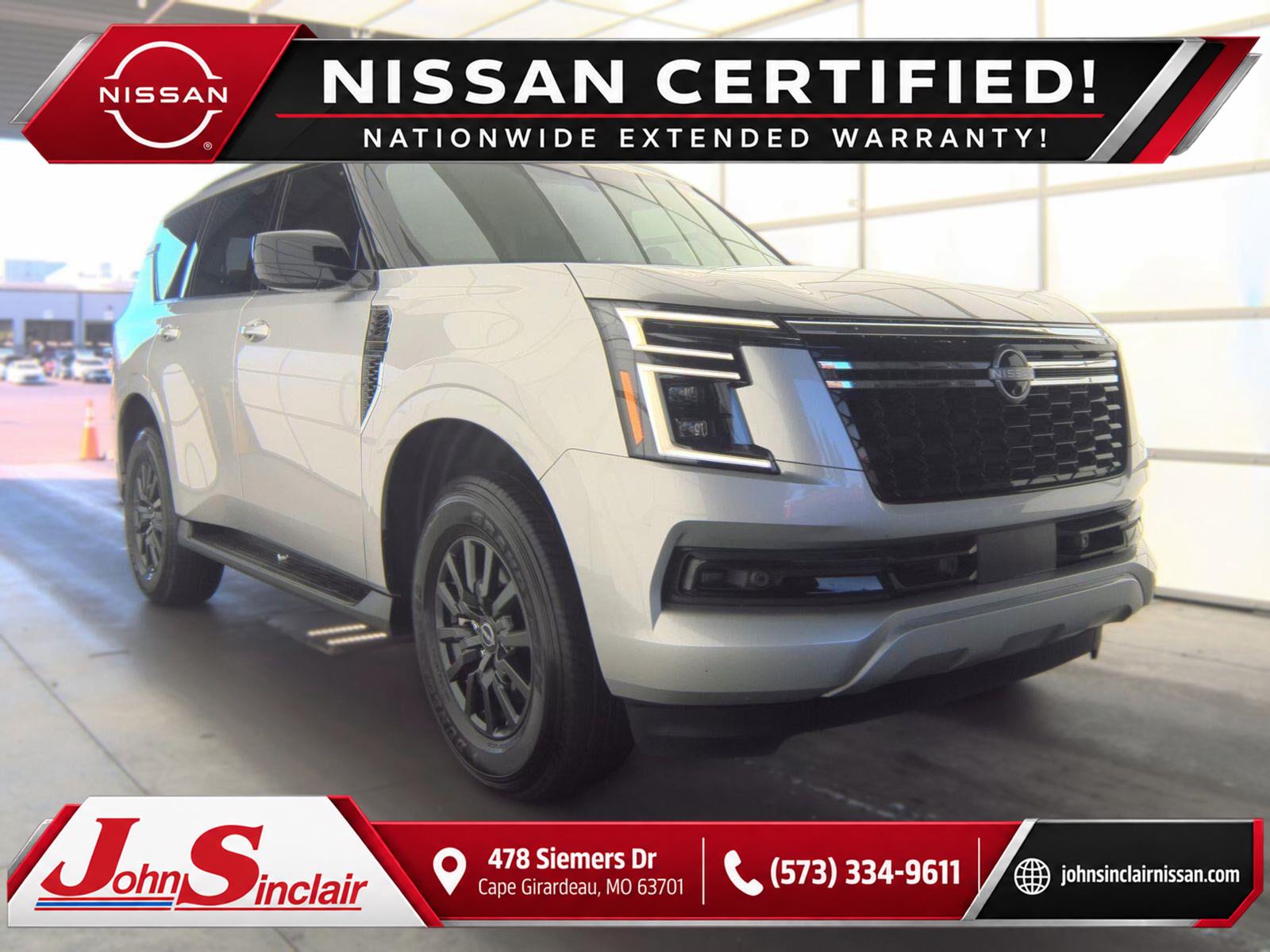 Brilliant Silver Metallic 2026 Nissan Armada SUV / Crossover Four-Wheel Drive Automatic