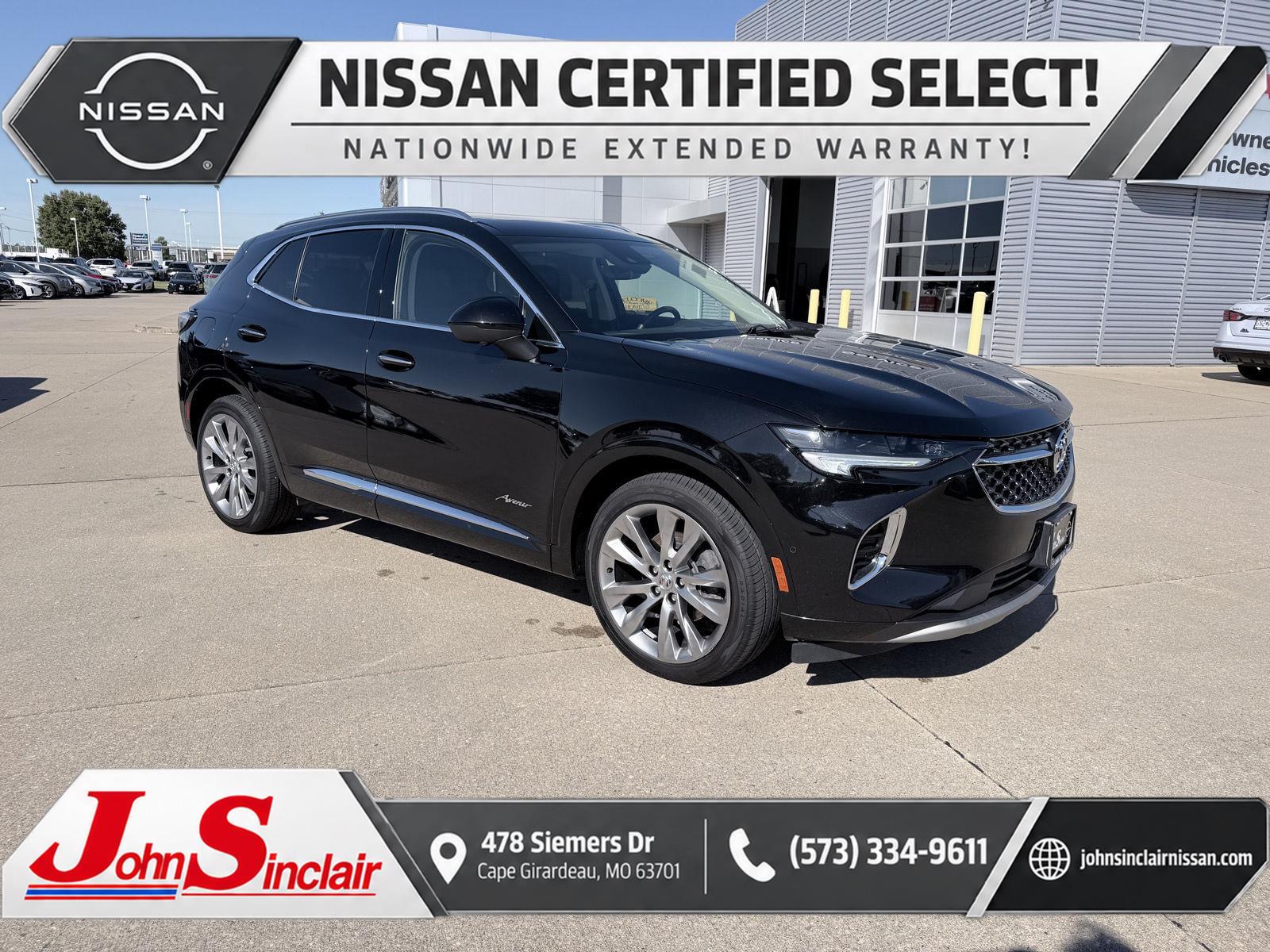 Black (Ebony Twilight Metallic) 2023 Buick Envision SUV / Crossover All-Wheel Drive 9-Speed Automatic