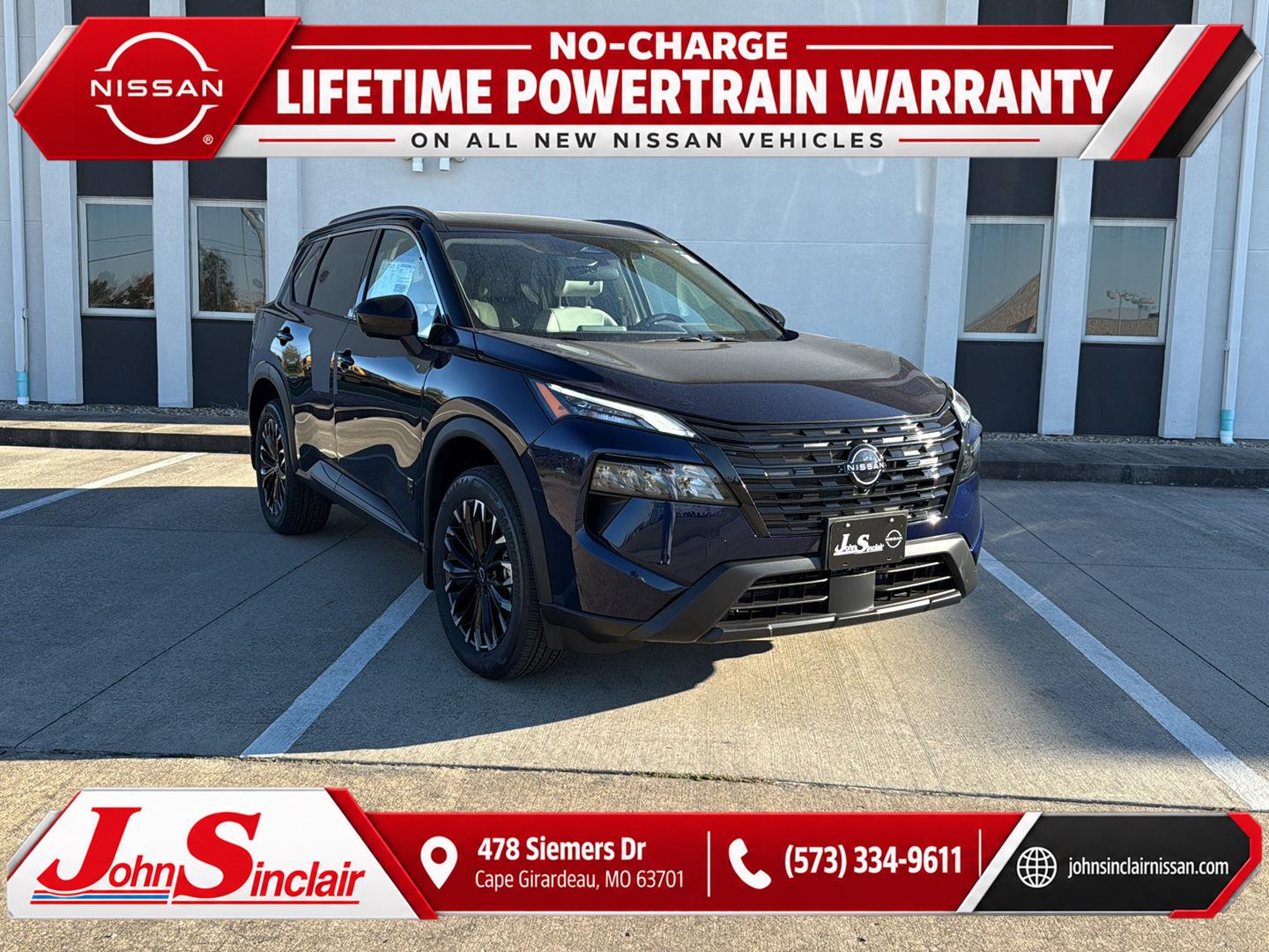 Deep Ocean Blue Pearl 2027 Nissan Rogue SUV / Crossover Front-Wheel Drive Continuously Variable Transmission