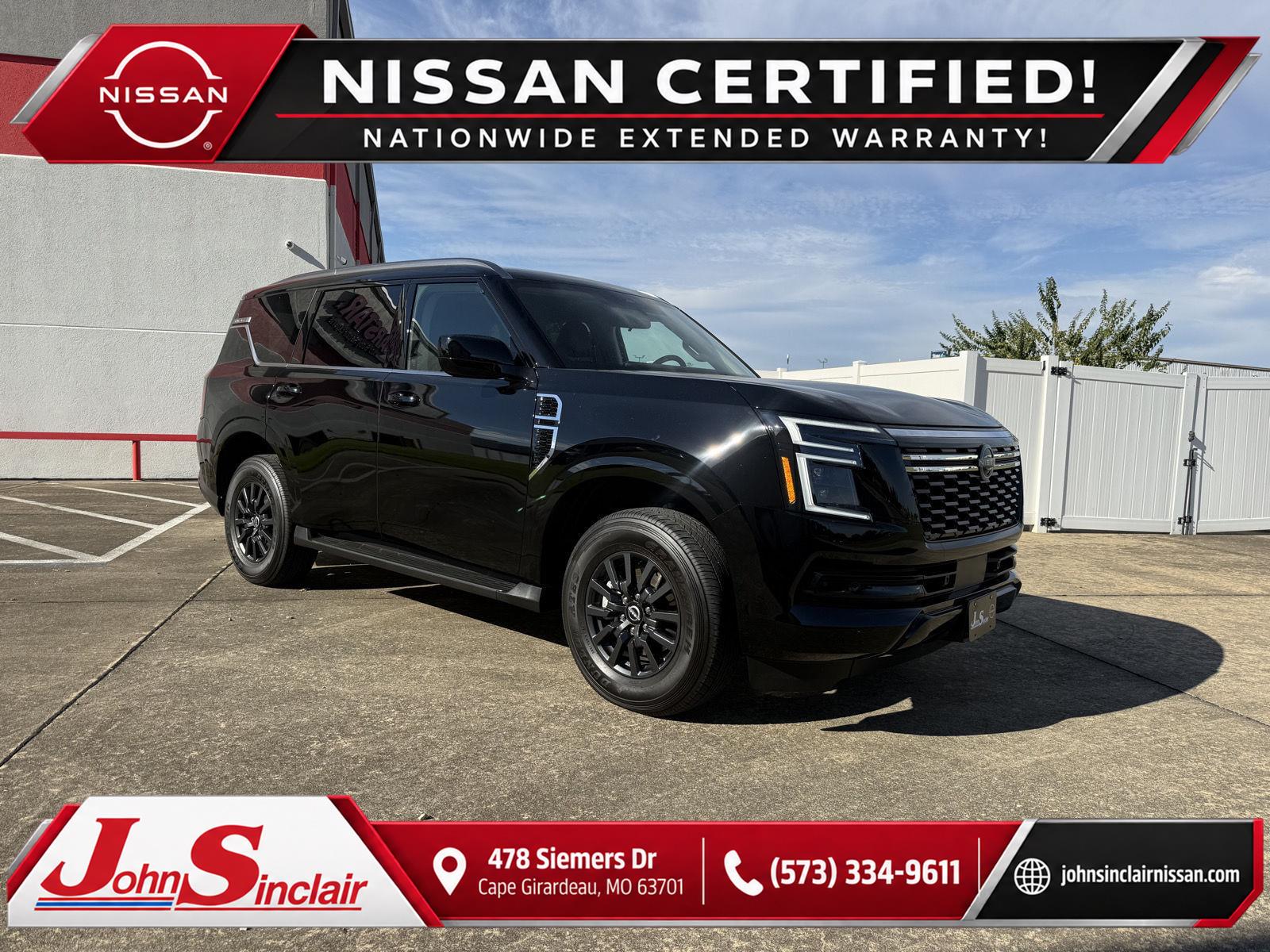 Super Black 2026 Nissan Armada SUV / Crossover Four-Wheel Drive Automatic