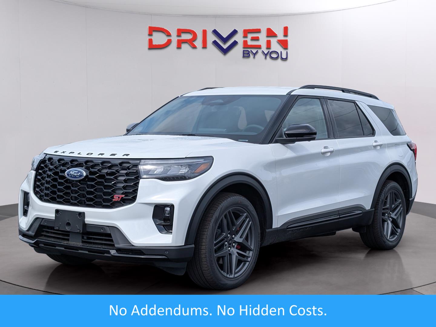 Star White Metallic Tri-Coat 2026 Ford Explorer ST AWD SUV / Crossover All-Wheel Drive Automatic