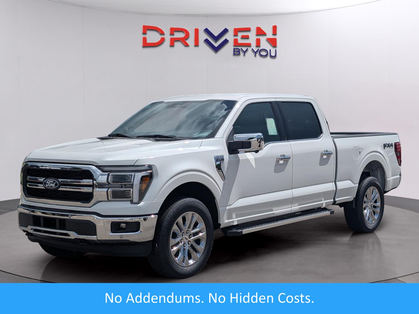 Star White Metallic Tri-Coat 2025 Ford F-150 Lariat SuperCrew 4WD Pickup Truck Four-Wheel Drive Automatic