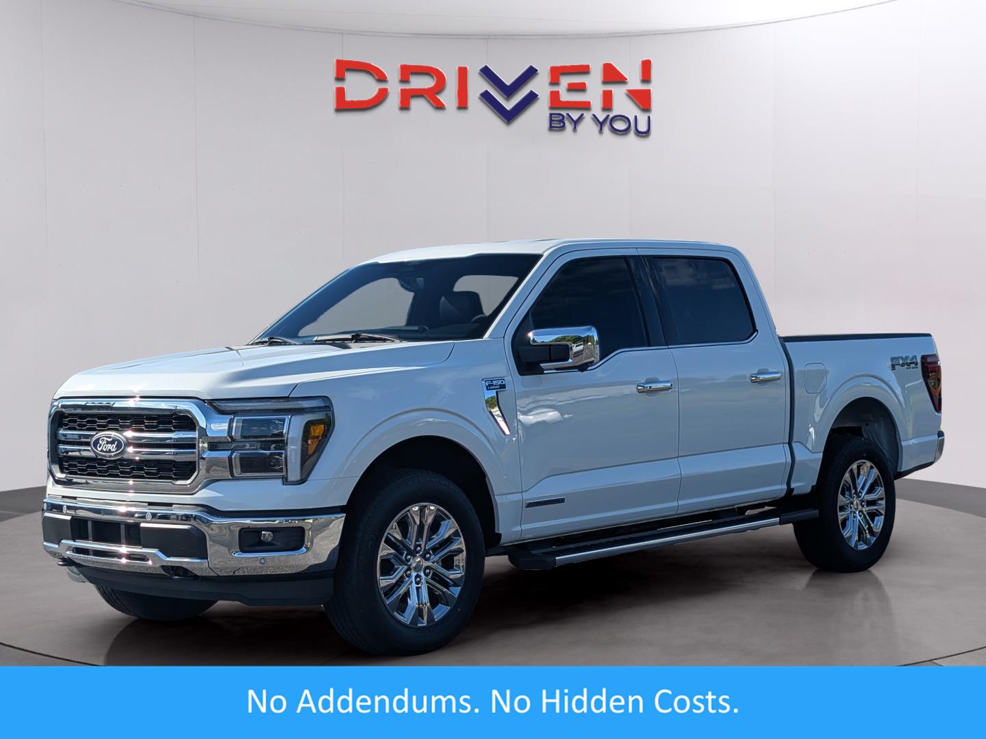 Star White Metallic Tri-Coat 2025 Ford F-150 Lariat SuperCrew 4WD Pickup Truck Four-Wheel Drive Automatic