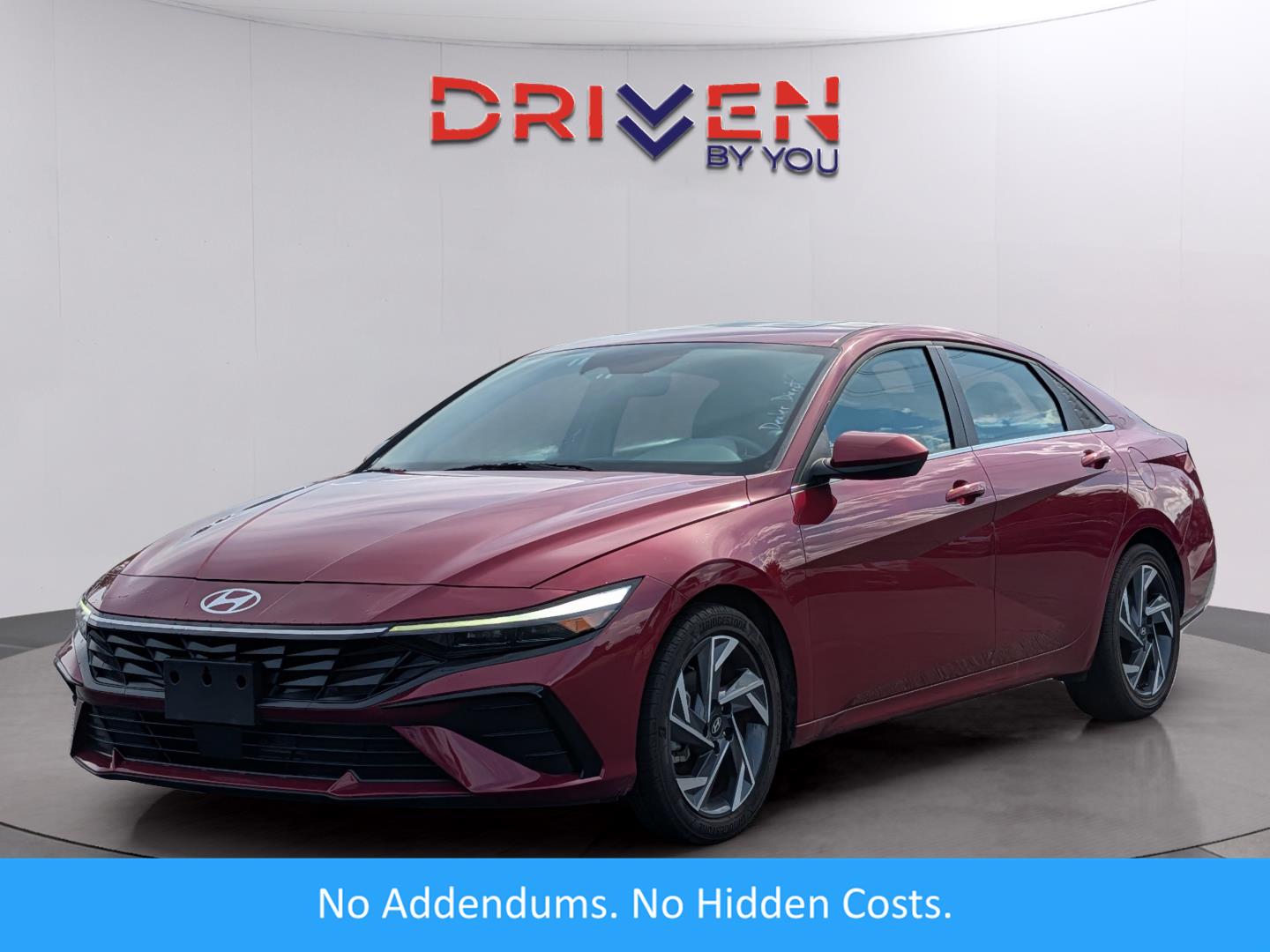 Ultimate Red 2025 Hyundai Elantra SEL Convenience FWD Sedan Front-Wheel Drive Continuously Variable Transmission