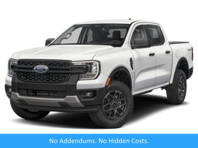 Avalanche Gray 2026 Ford Ranger XLT SuperCrew 4WD Pickup Truck Four-Wheel Drive Automatic
