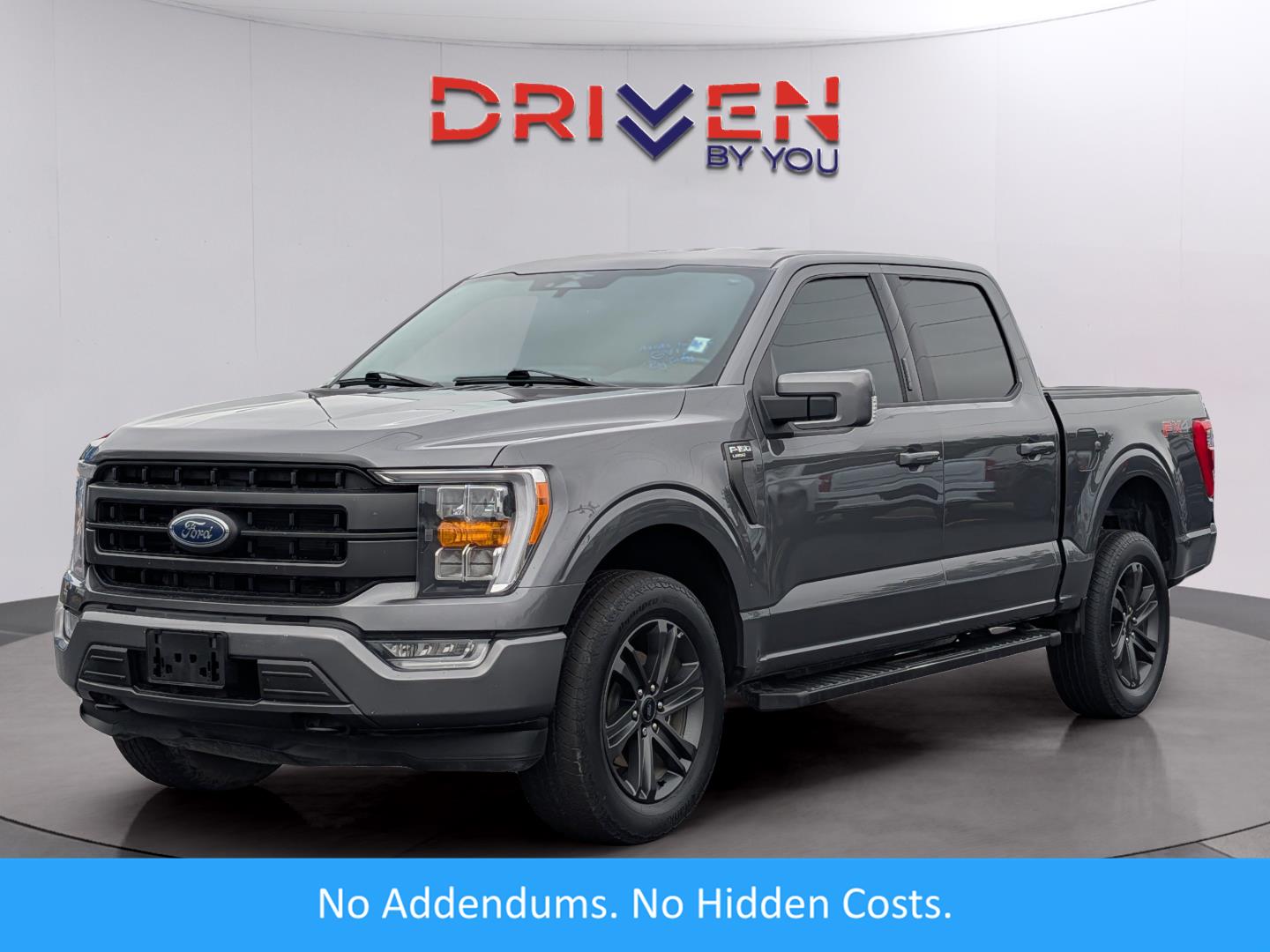Carbonized Gray 2023 Ford F-150 Lariat SuperCrew 4WD Pickup Truck Four-Wheel Drive Automatic