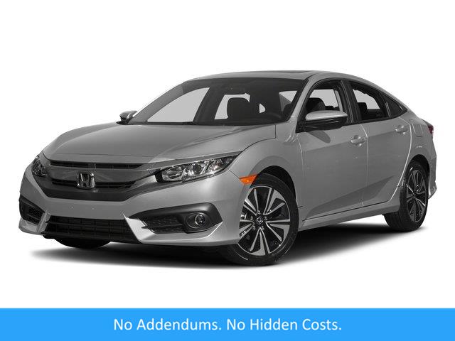 Aegean Blue Metallic 2017 Honda Civic EX-T Sedan Front-Wheel Drive Manual