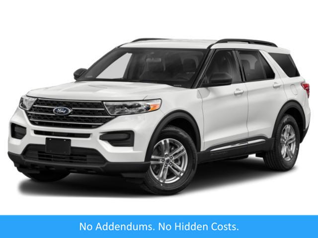 Iconic Silver 2020 Ford Explorer SUV / Crossover Rear-Wheel Drive Automatic