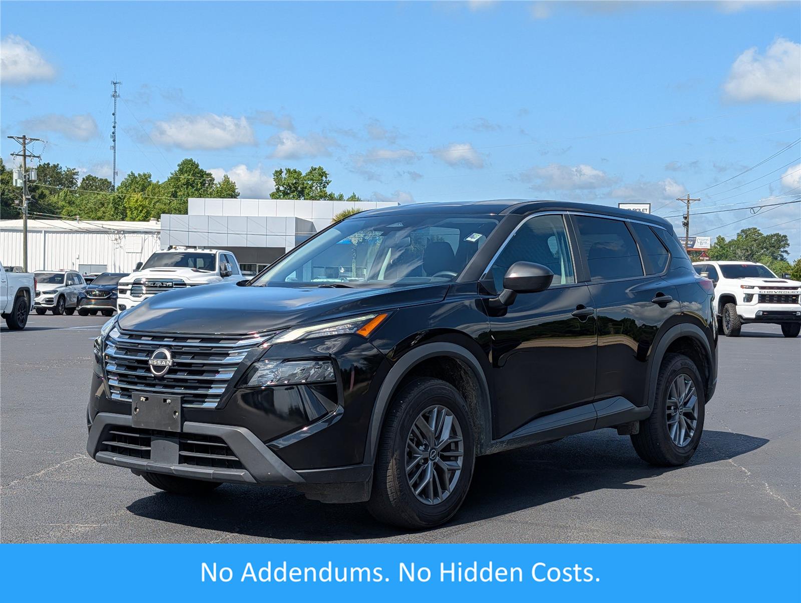 Super Black 2024 Nissan Rogue SUV / Crossover All-Wheel Drive Continuously Variable Transmission
