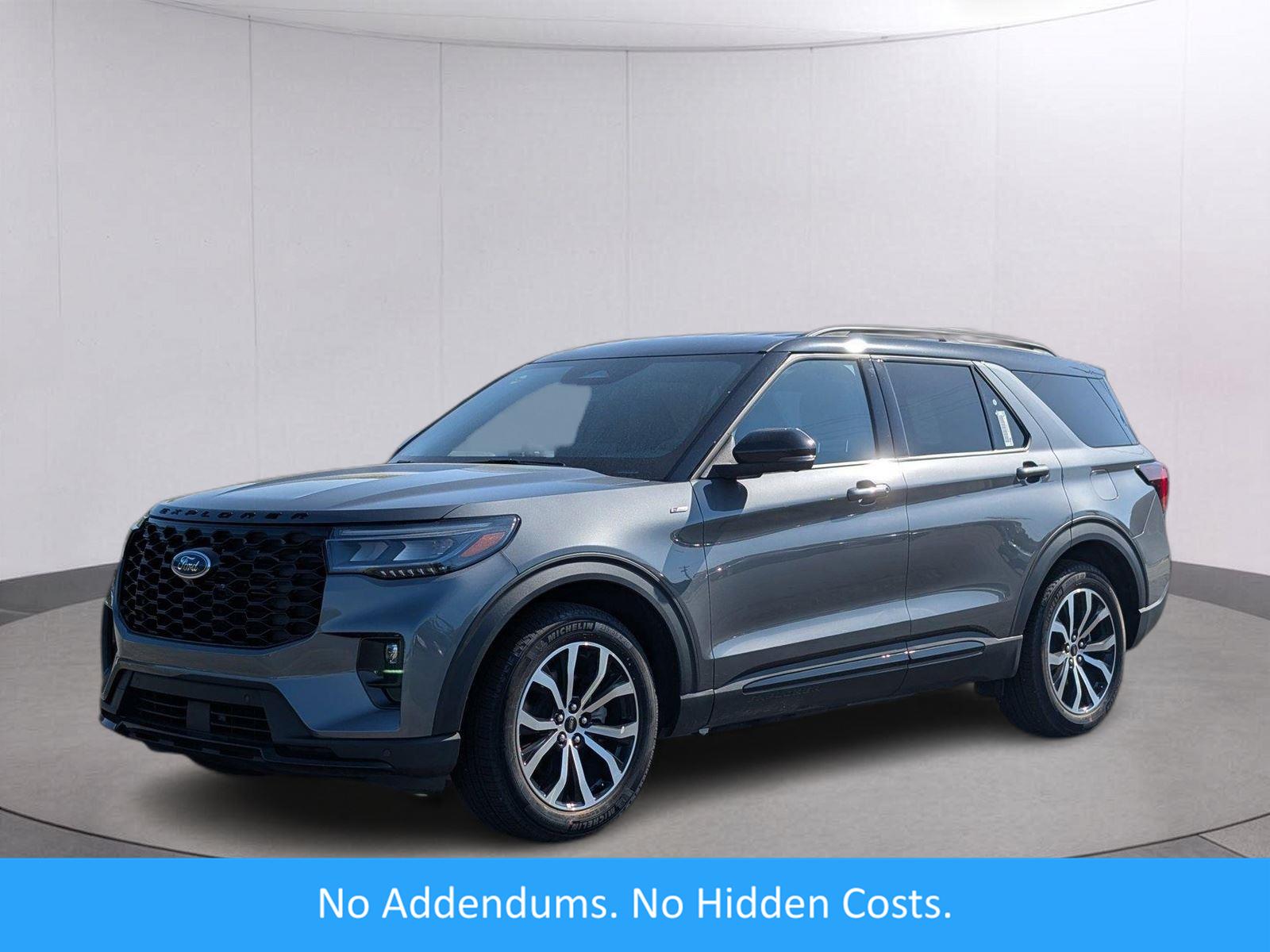 Carbonized Gray Metallic 2025 Ford Explorer SUV / Crossover Rear-Wheel Drive Automatic