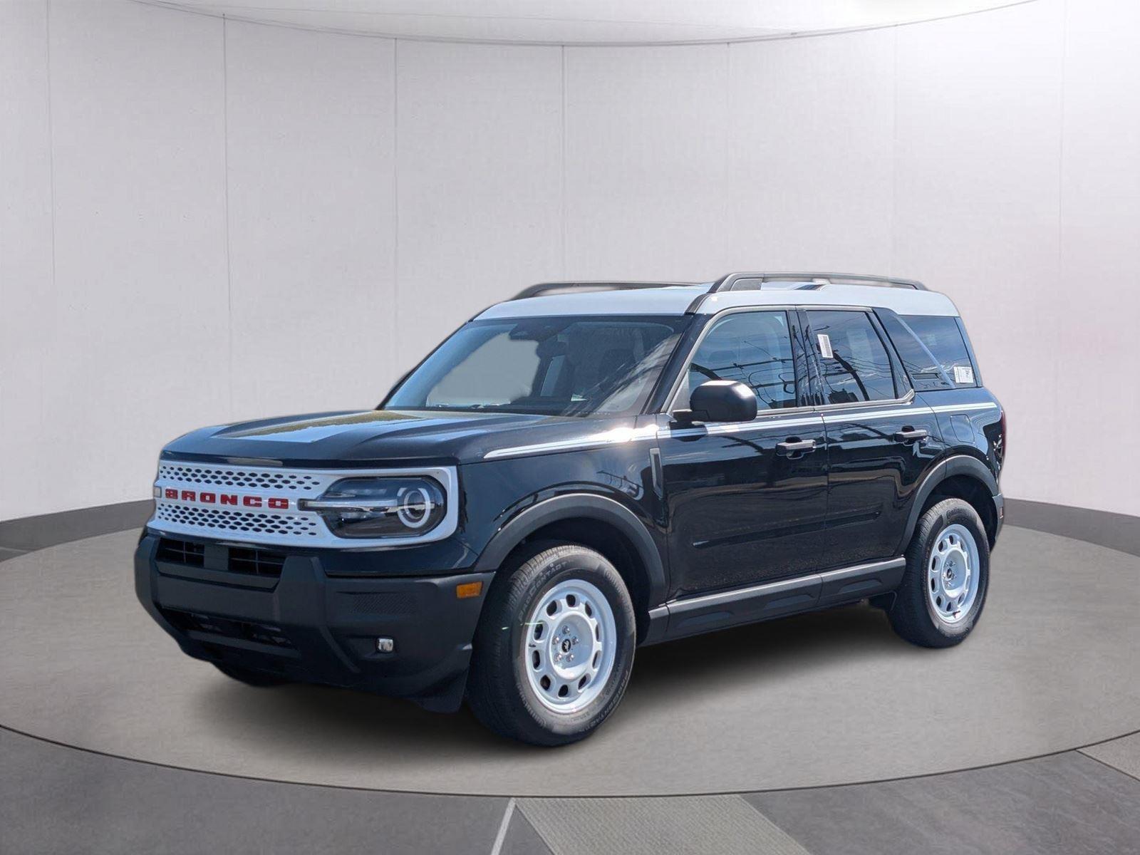 Shadow Black 2025 Ford Bronco Sport SUV / Crossover All-Wheel Drive 8-Speed Automatic