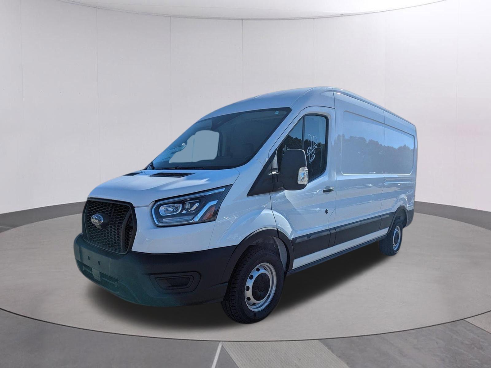 Oxford White 2025 Ford Transit Cargo Van Rear-Wheel Drive