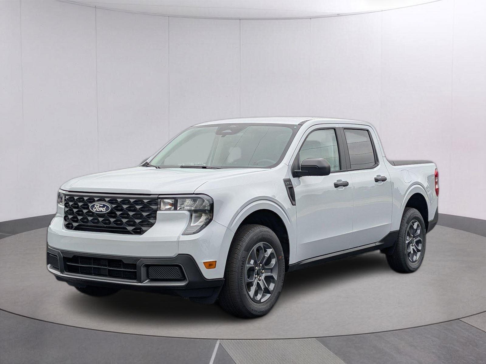 Space White Metallic 2026 Ford Maverick Pickup Truck All-Wheel Drive Continuously Variable Transmission