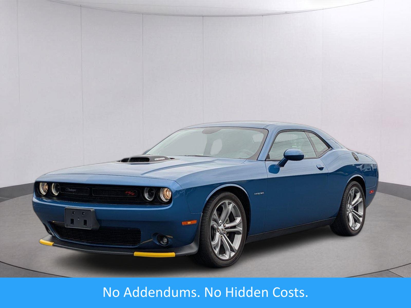 Blue (Frostbite) 2022 Dodge Challenger Coupe Rear-Wheel Drive 8-Speed Automatic