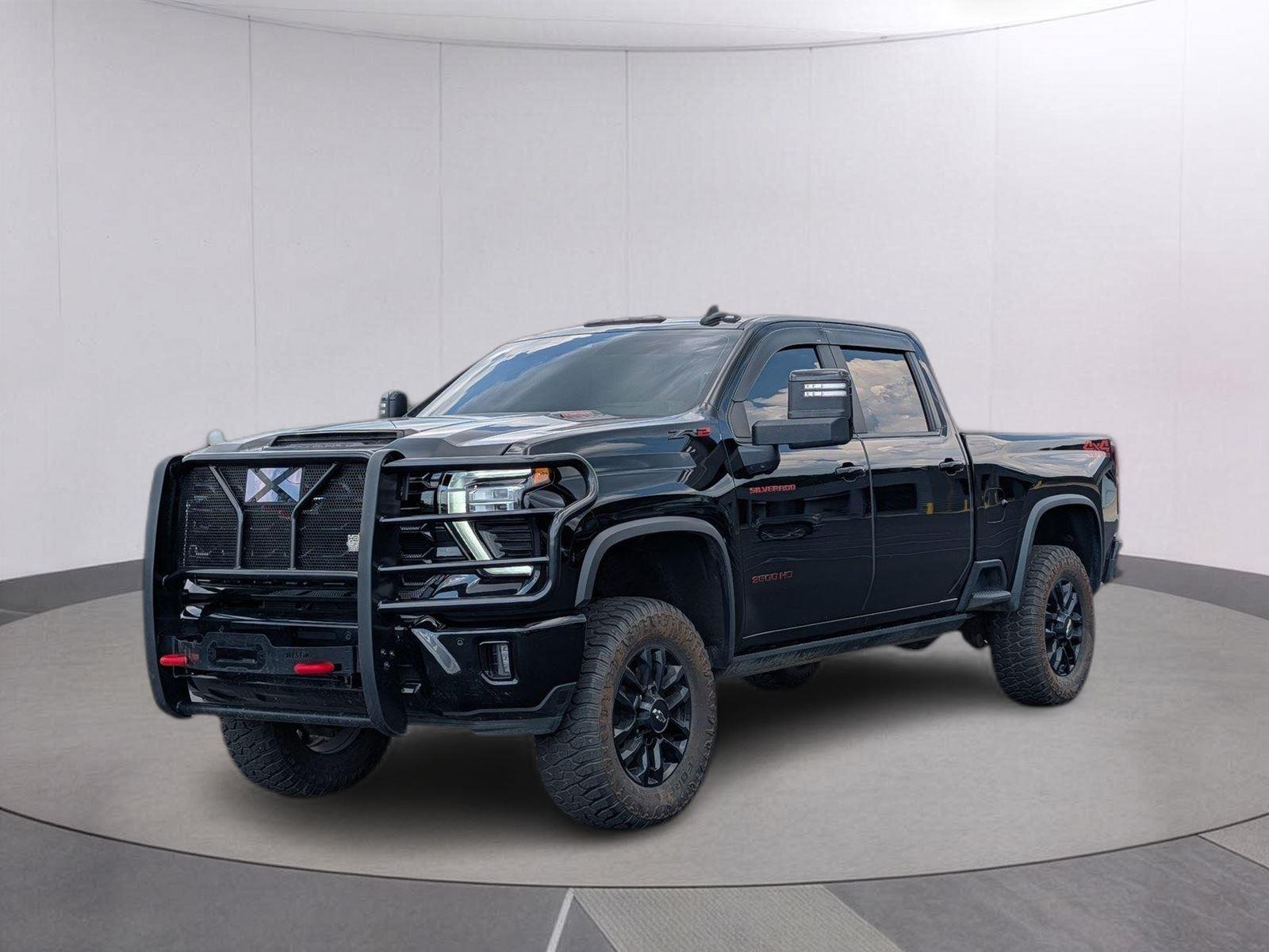 Black 2025 Chevrolet Silverado 2500HD Pickup Truck Four-Wheel Drive Automatic
