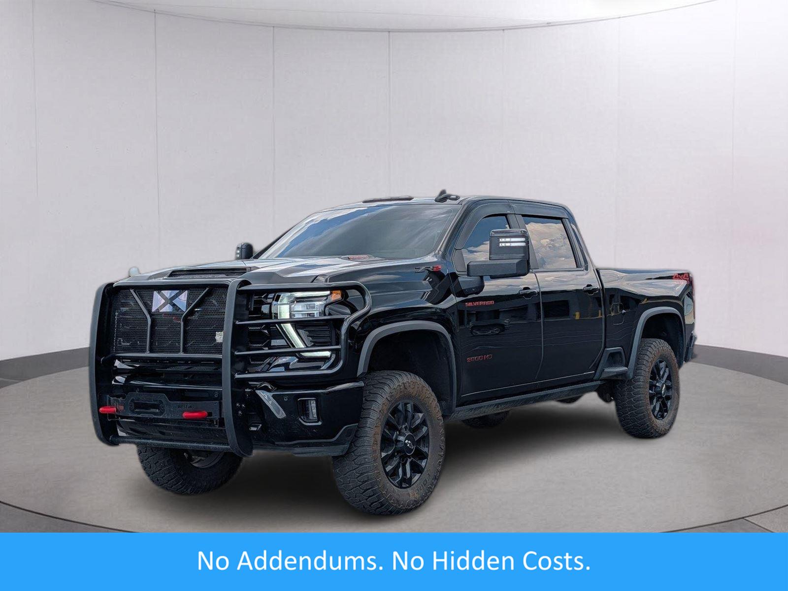 Black 2025 Chevrolet Silverado 2500HD Pickup Truck Four-Wheel Drive Automatic