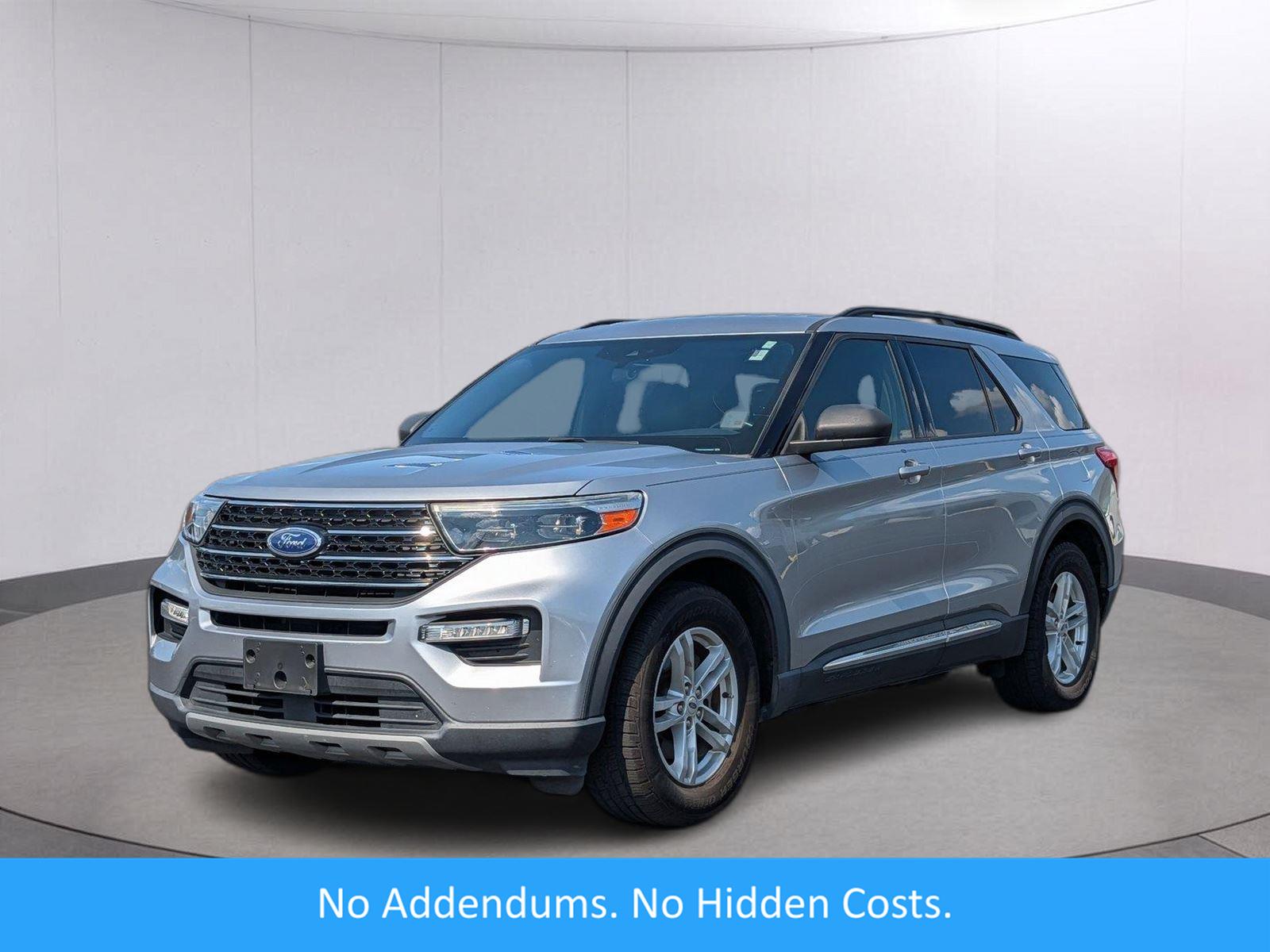 Iconic Silver 2020 Ford Explorer SUV / Crossover Rear-Wheel Drive Automatic