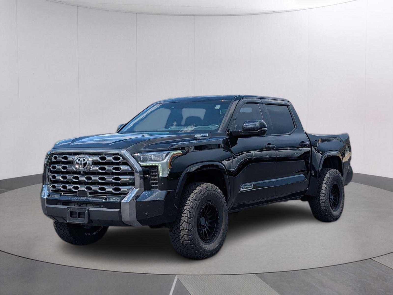 Midnight Black Metallic 2025 Toyota Tundra Hybrid Pickup Truck Four-Wheel Drive Automatic
