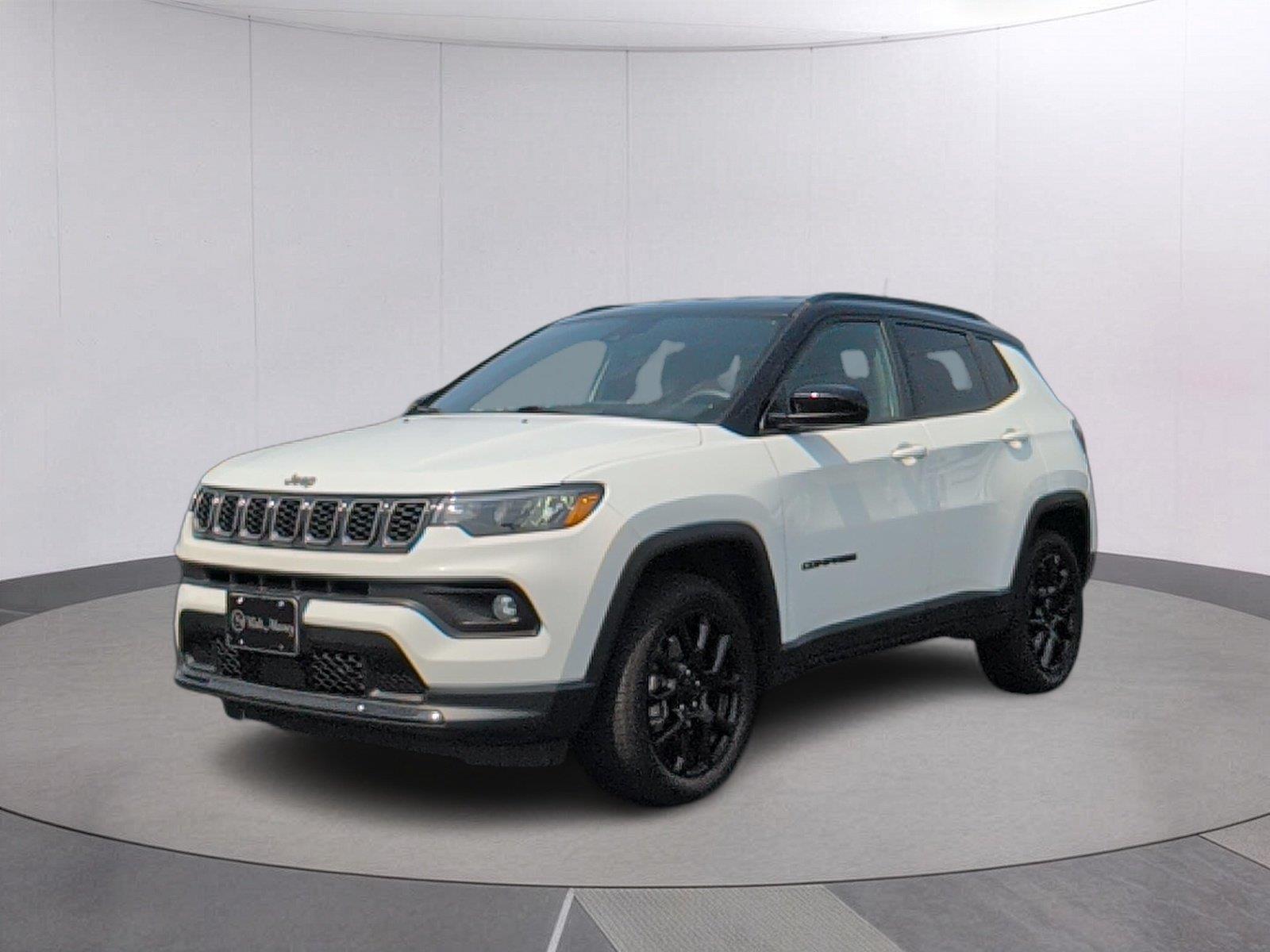 Bright White Clearcoat 2024 Jeep Compass SUV / Crossover Four-Wheel Drive 8-Speed Automatic