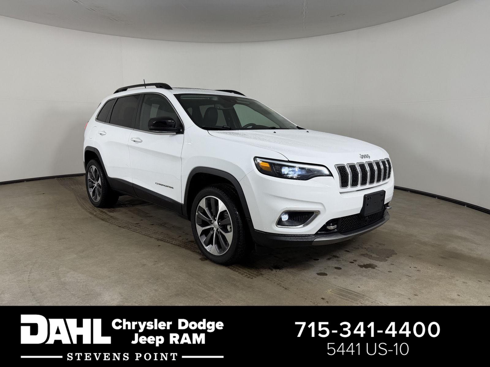 Bright White Clearcoat 2022 Jeep Cherokee Limited 4WD SUV / Crossover Four-Wheel Drive 9-Speed Automatic