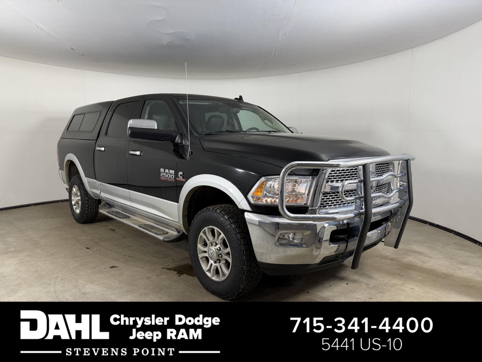 Black Clearcoat 2014 RAM 2500 Laramie Crew Cab 4WD Pickup Truck Four-Wheel Drive 6-Speed Automatic