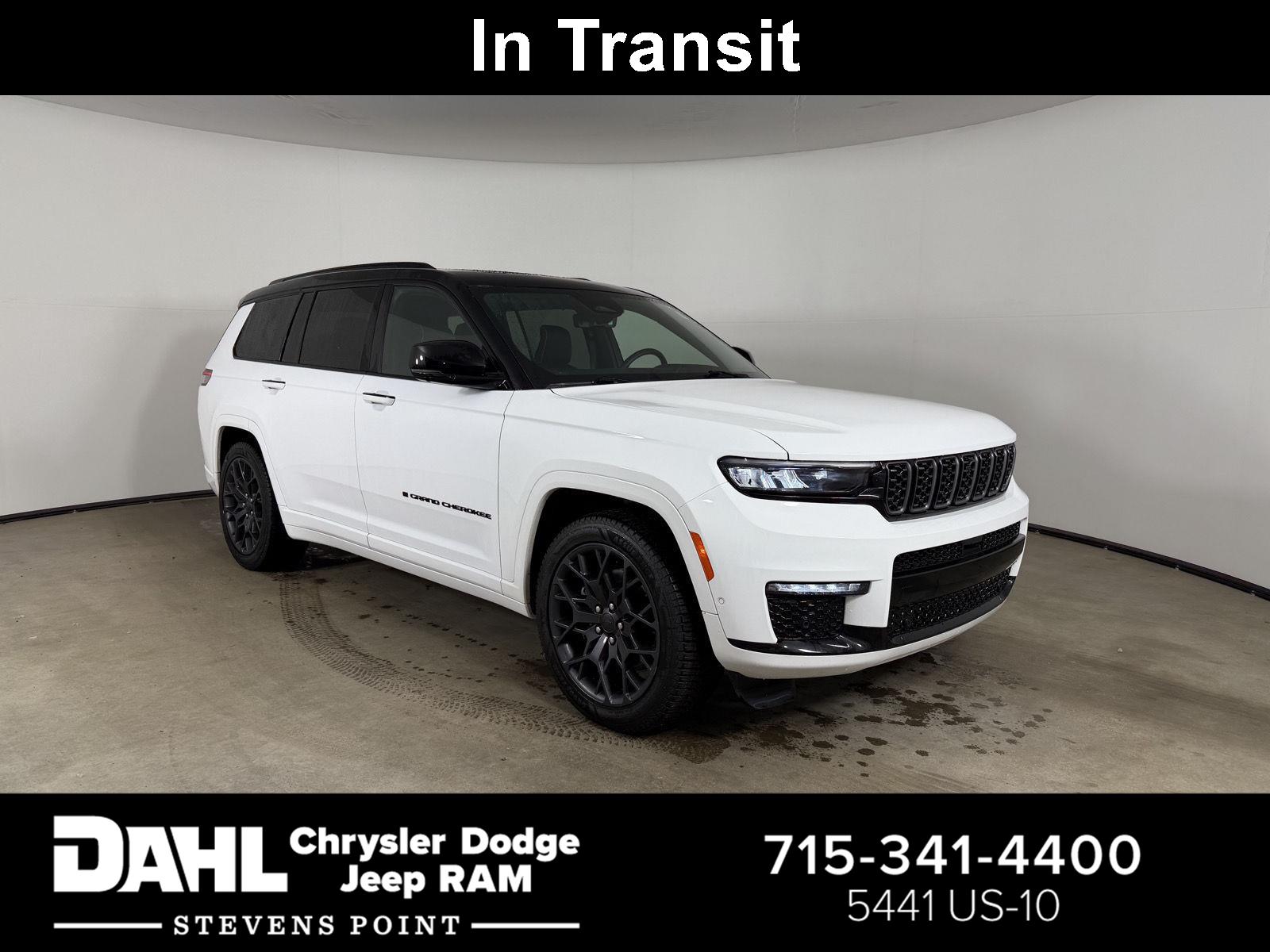Bright White Clearcoat 2024 Jeep Grand Cherokee L Summit Reserve 4WD SUV / Crossover Four-Wheel Drive 8-Speed Automatic