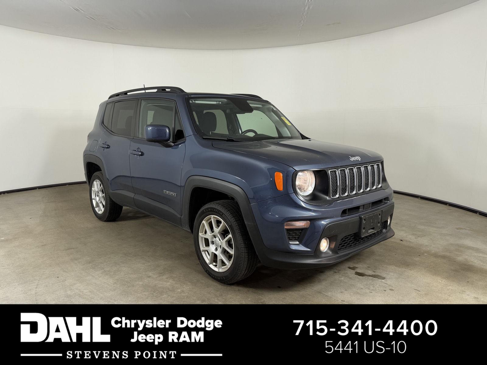 Slate Blue Pearlcoat 2020 Jeep Renegade SUV / Crossover Four-Wheel Drive 9-Speed Automatic