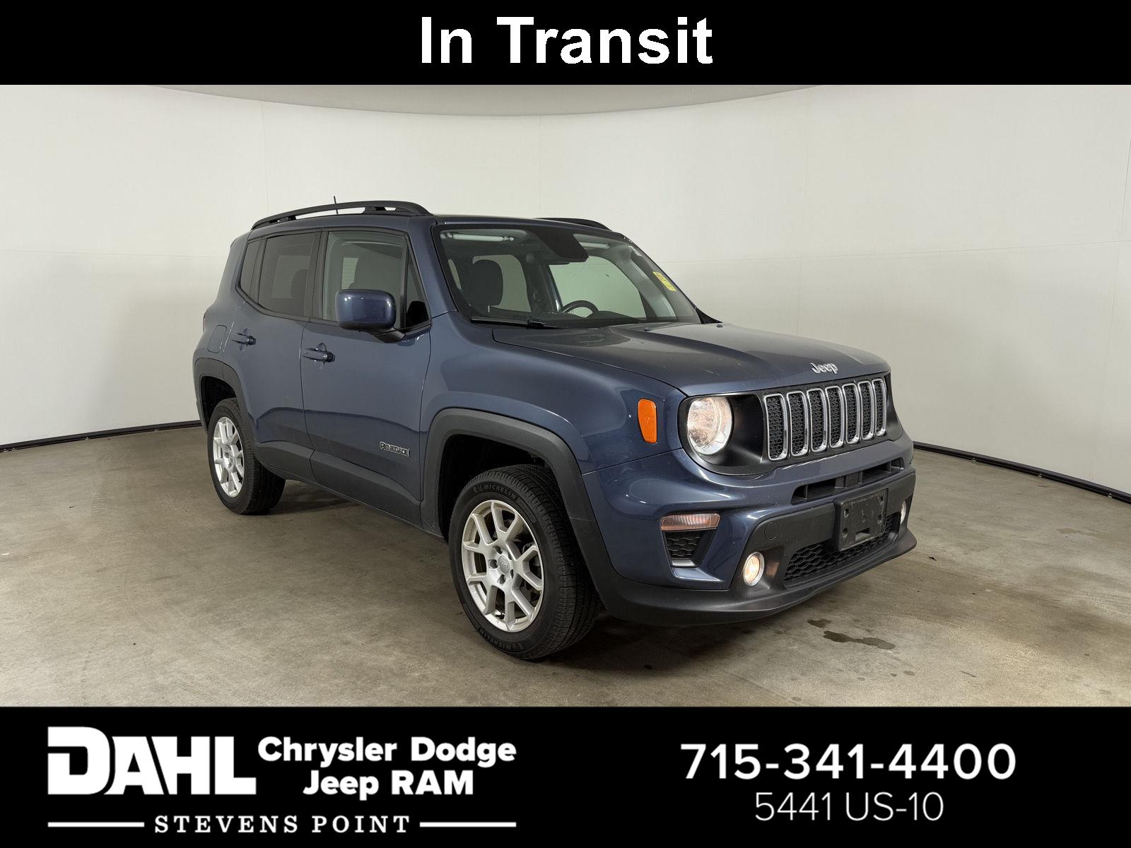 Slate Blue Pearlcoat 2020 Jeep Renegade SUV / Crossover Four-Wheel Drive 9-Speed Automatic