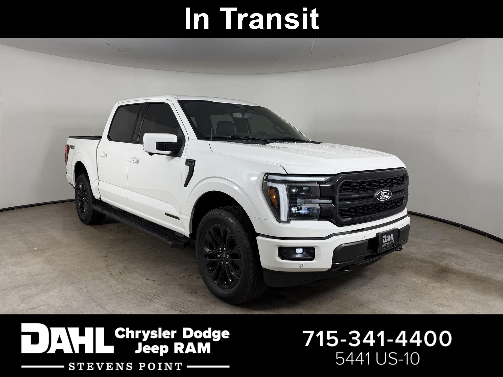 Star White Metallic Tri-Coat 2025 Ford F-150 Pickup Truck Four-Wheel Drive Automatic