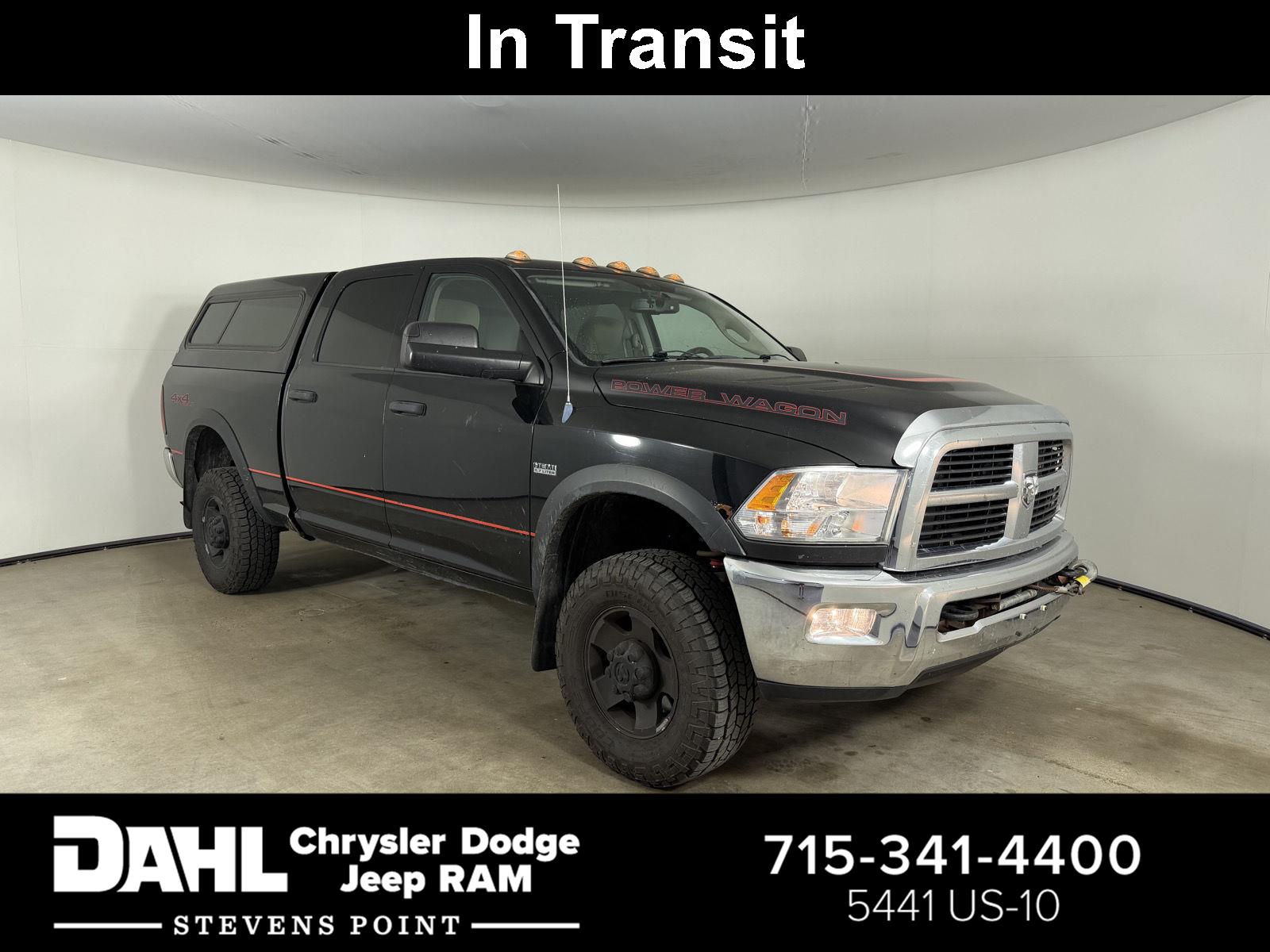 Black 2012 RAM 2500 Pickup Truck Four-Wheel Drive 6-Speed Automatic Overdrive