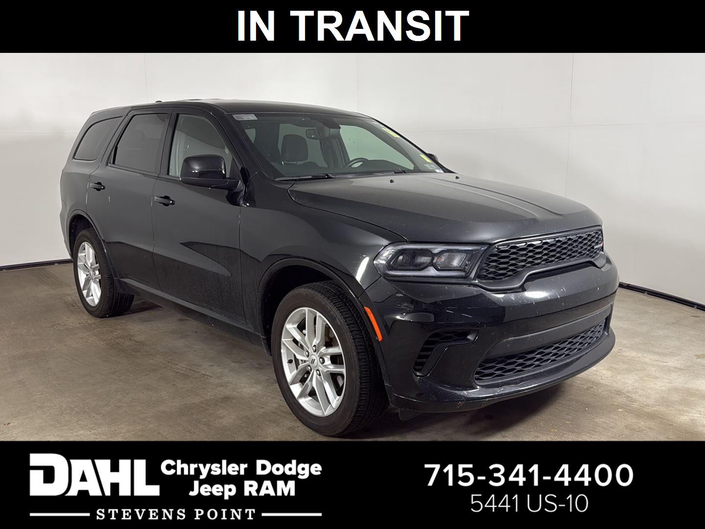 DB Black Clearcoat 2025 Dodge Durango SUV / Crossover All-Wheel Drive 8-Speed Automatic
