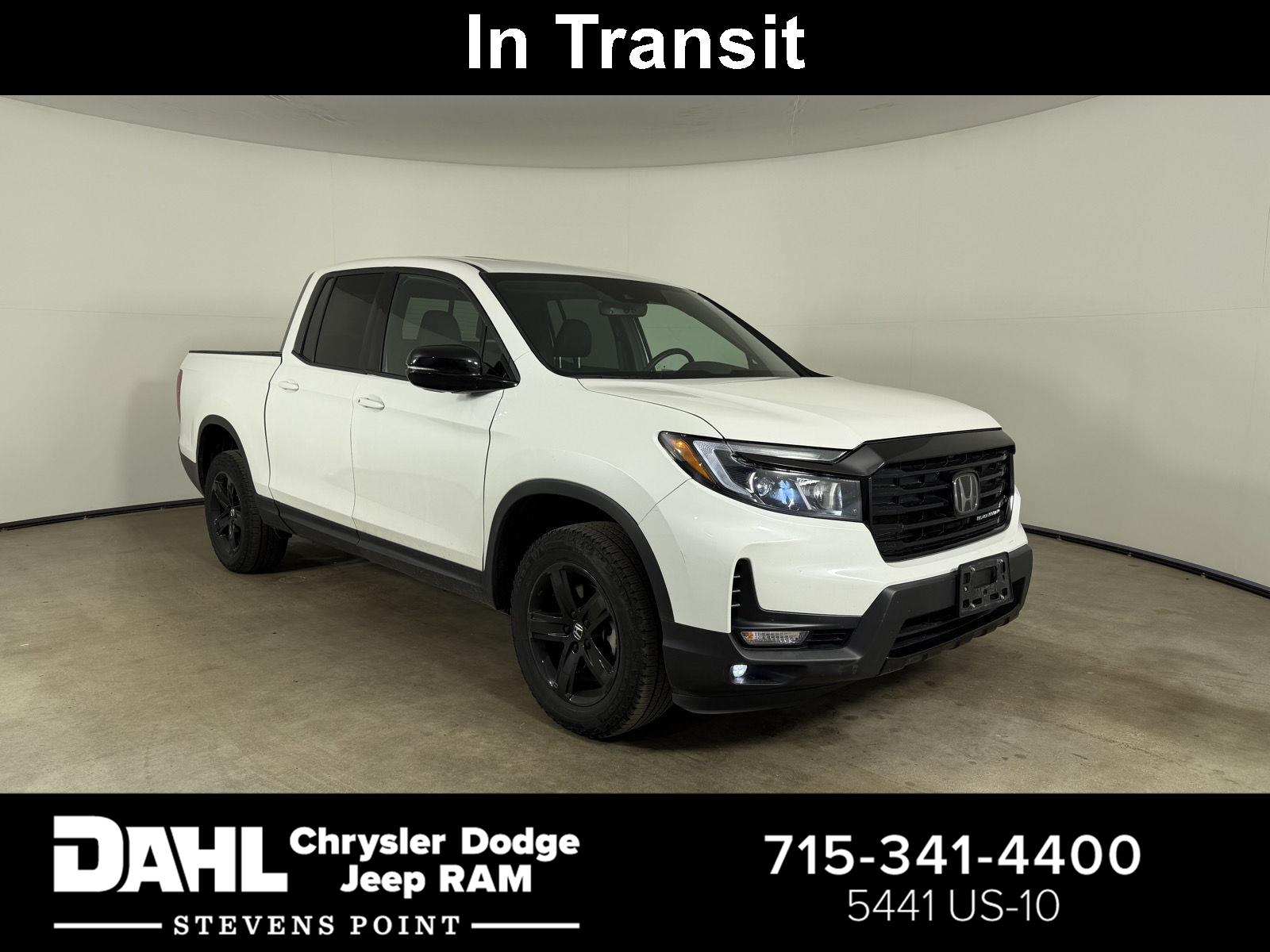 Platinum White Pearl 2023 Honda Ridgeline Pickup Truck All-Wheel Drive 9-Speed Automatic