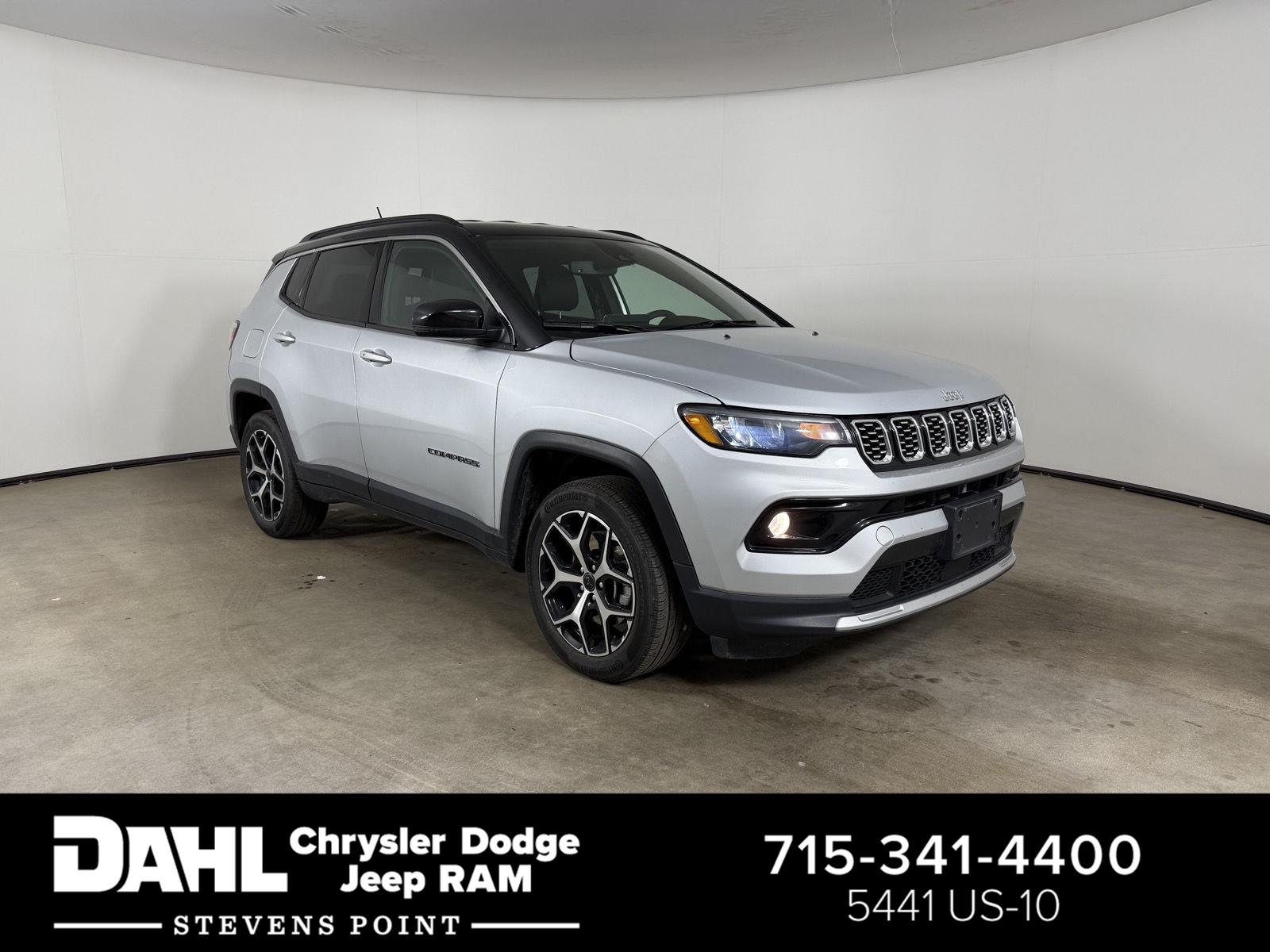 Silver Zynith Metallic Clearcoat 2025 Jeep Compass SUV / Crossover Four-Wheel Drive 8-Speed Automatic