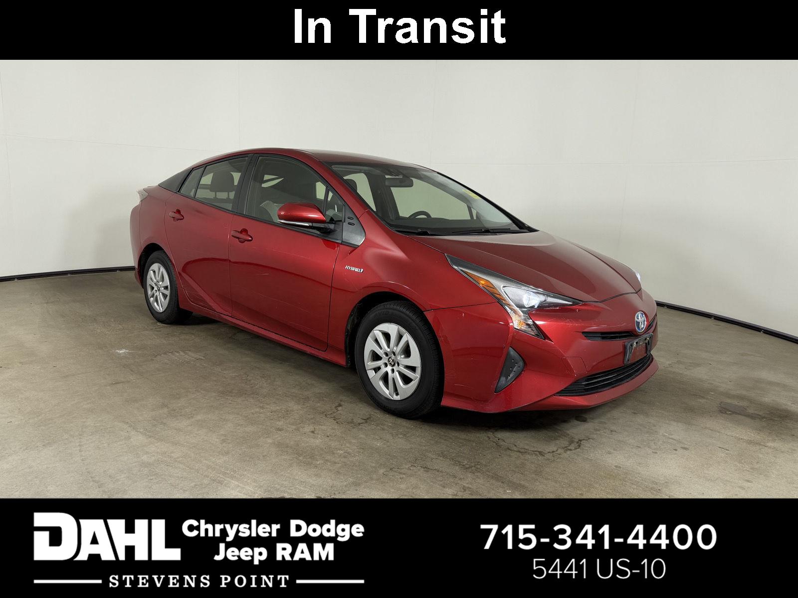 Hypersonic Red 2016 Toyota Prius Hatchback Front-Wheel Drive Continuously Variable Transmission