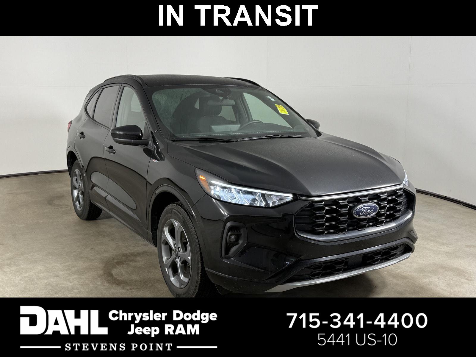 Agate Black Metallic 2024 Ford Escape SUV / Crossover All-Wheel Drive Continuously Variable Transmission