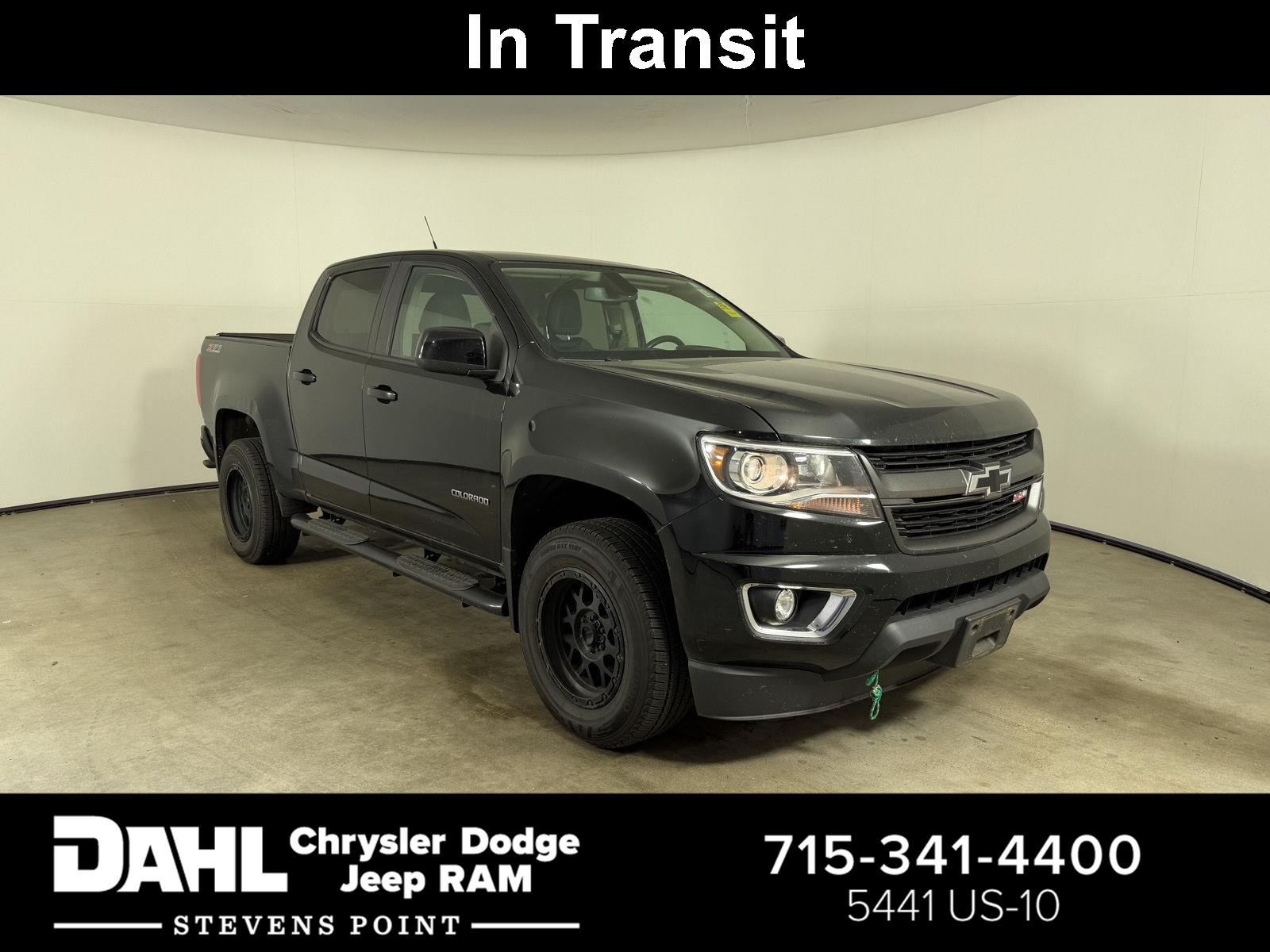 Black 2017 Chevrolet Colorado Pickup Truck Four-Wheel Drive 8-Speed Automatic