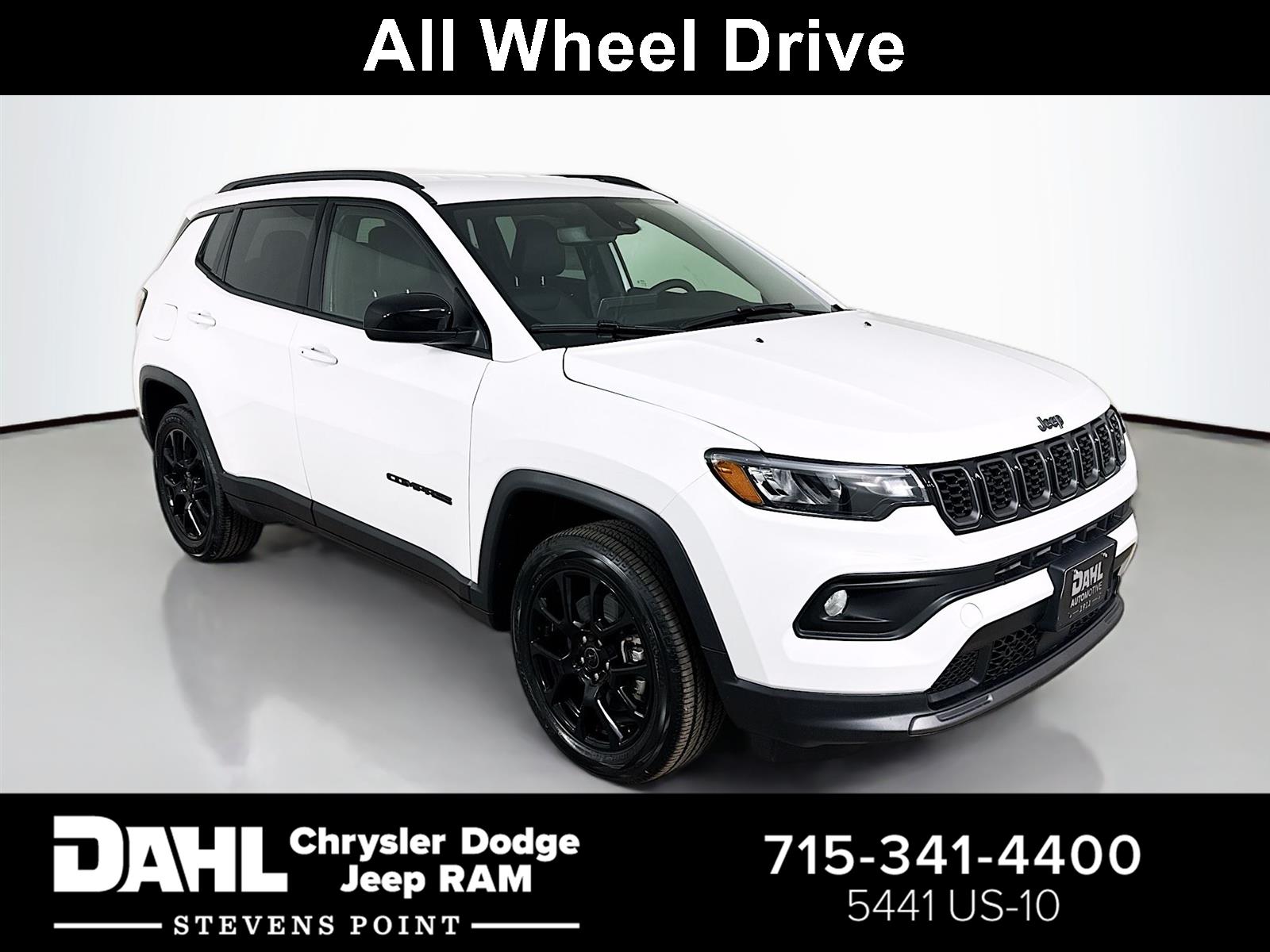 Bright White Clearcoat 2026 Jeep Compass Latitude Altitude 4WD SUV / Crossover Four-Wheel Drive 8-Speed Automatic
