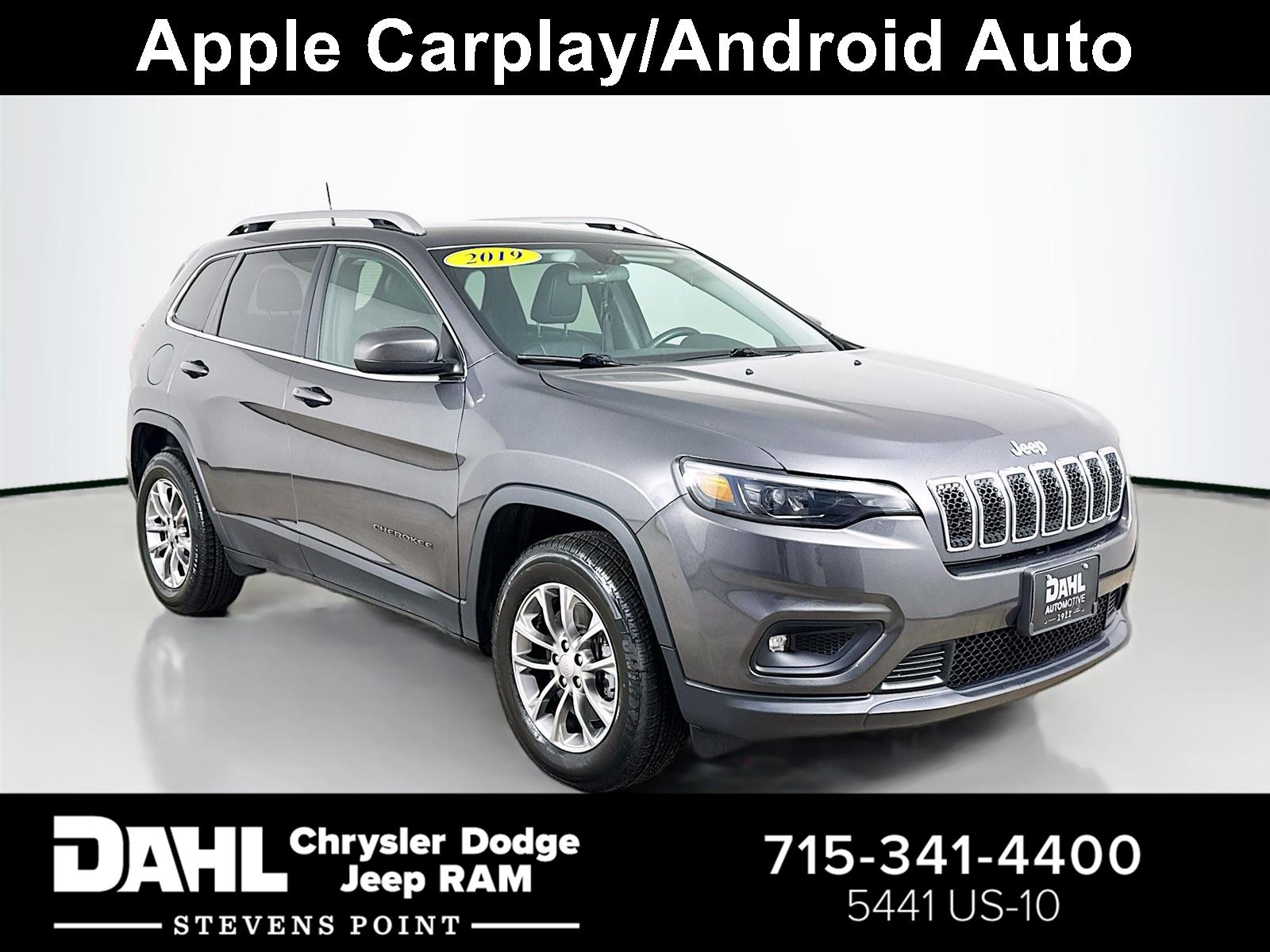 Gray (Granite Crystal Metallic Clearcoat) 2019 Jeep Cherokee SUV / Crossover Four-Wheel Drive 9-Speed Automatic
