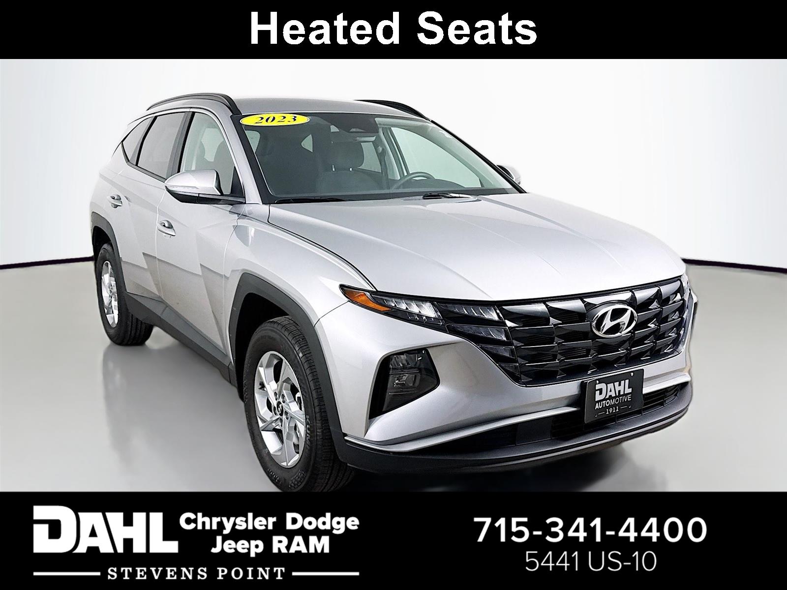 Shimmering Silver 2023 Hyundai Tucson SUV / Crossover All-Wheel Drive Automatic