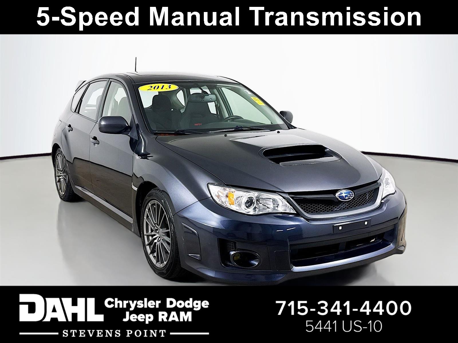 Crystal Black Silica 2013 Subaru Impreza WRX Premium Package Wagon Hatchback All-Wheel Drive Manual