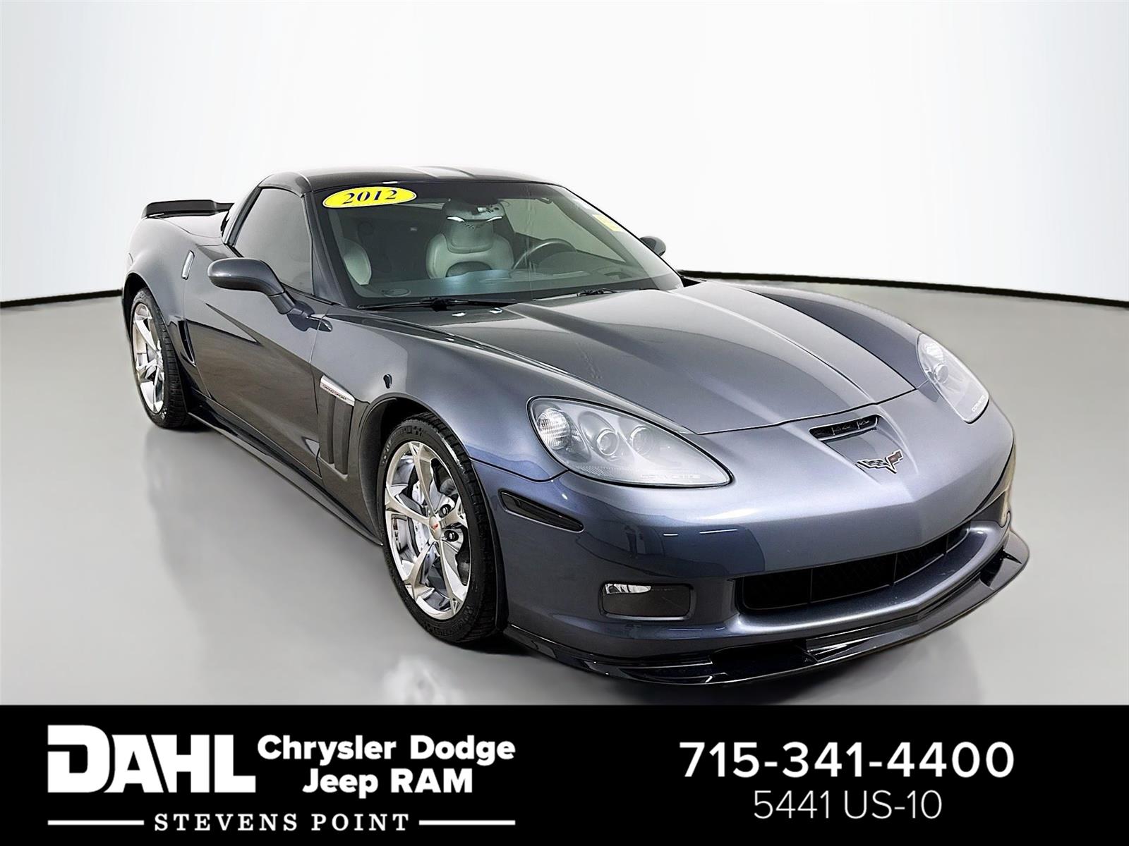 Cyber Gray Metallic 2012 Chevrolet Corvette Z16 Grand Sport 2LT Coupe RWD Coupe Rear-Wheel Drive 6-Speed Automatic
