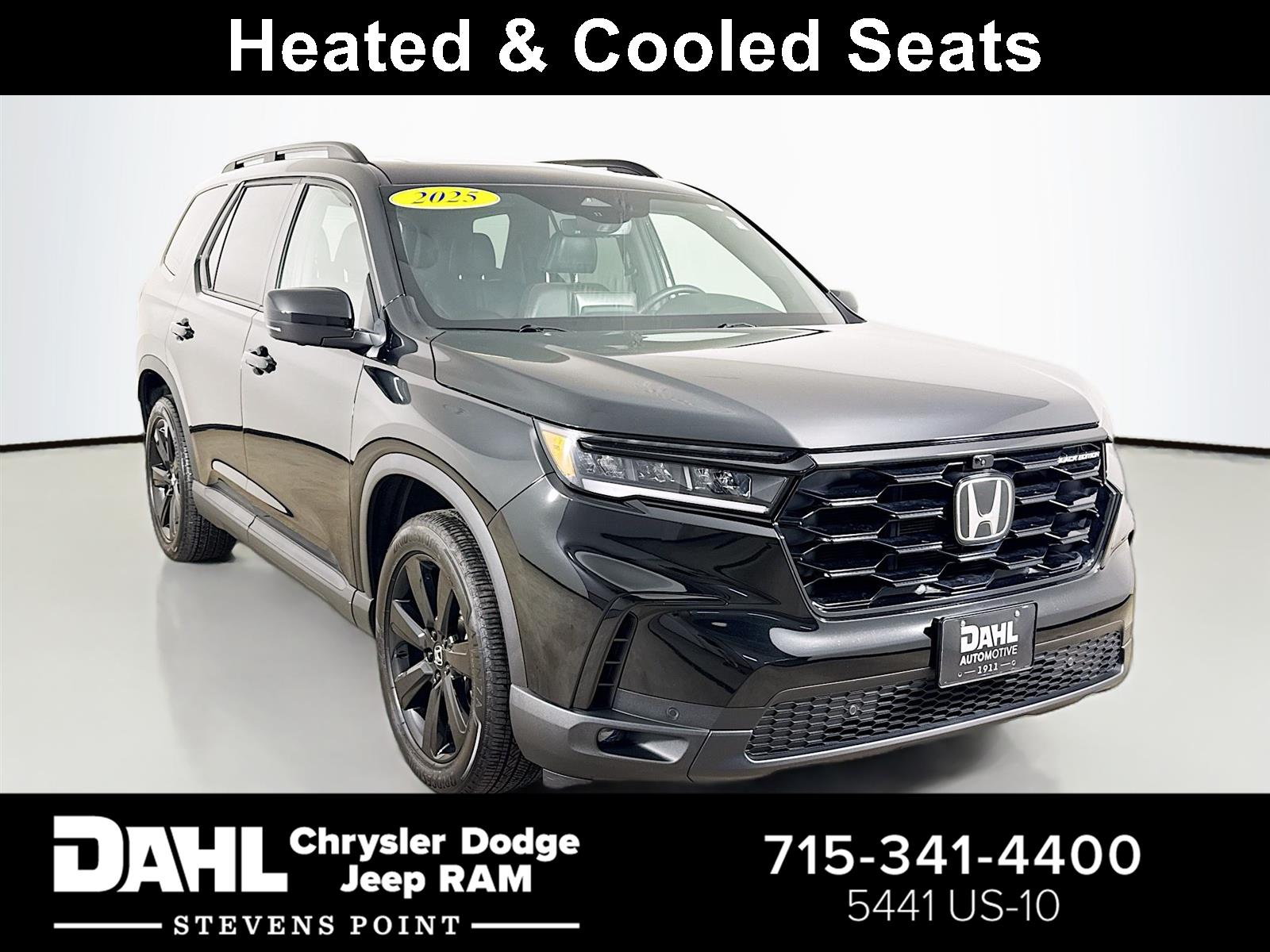 Crystal Black Pearl 2025 Honda Pilot Black Edition AWD SUV / Crossover All-Wheel Drive Automatic