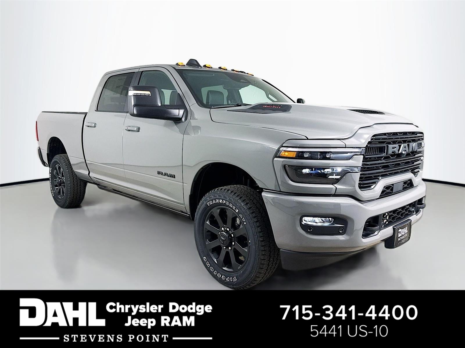 Ceramic Gray Clearcoat 2026 RAM 2500 Laramie Crew Cab 4WD Pickup Truck Four-Wheel Drive 8-Speed Automatic
